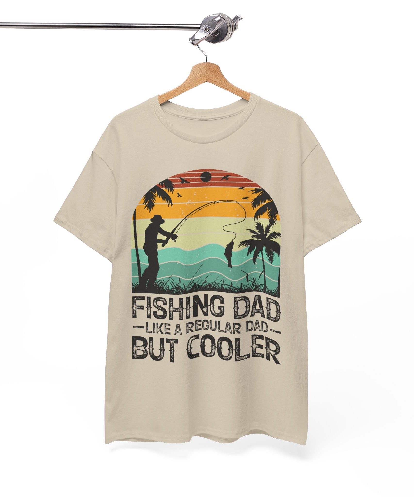Minimalist Tropical Fishing Tee | Gallory Hive