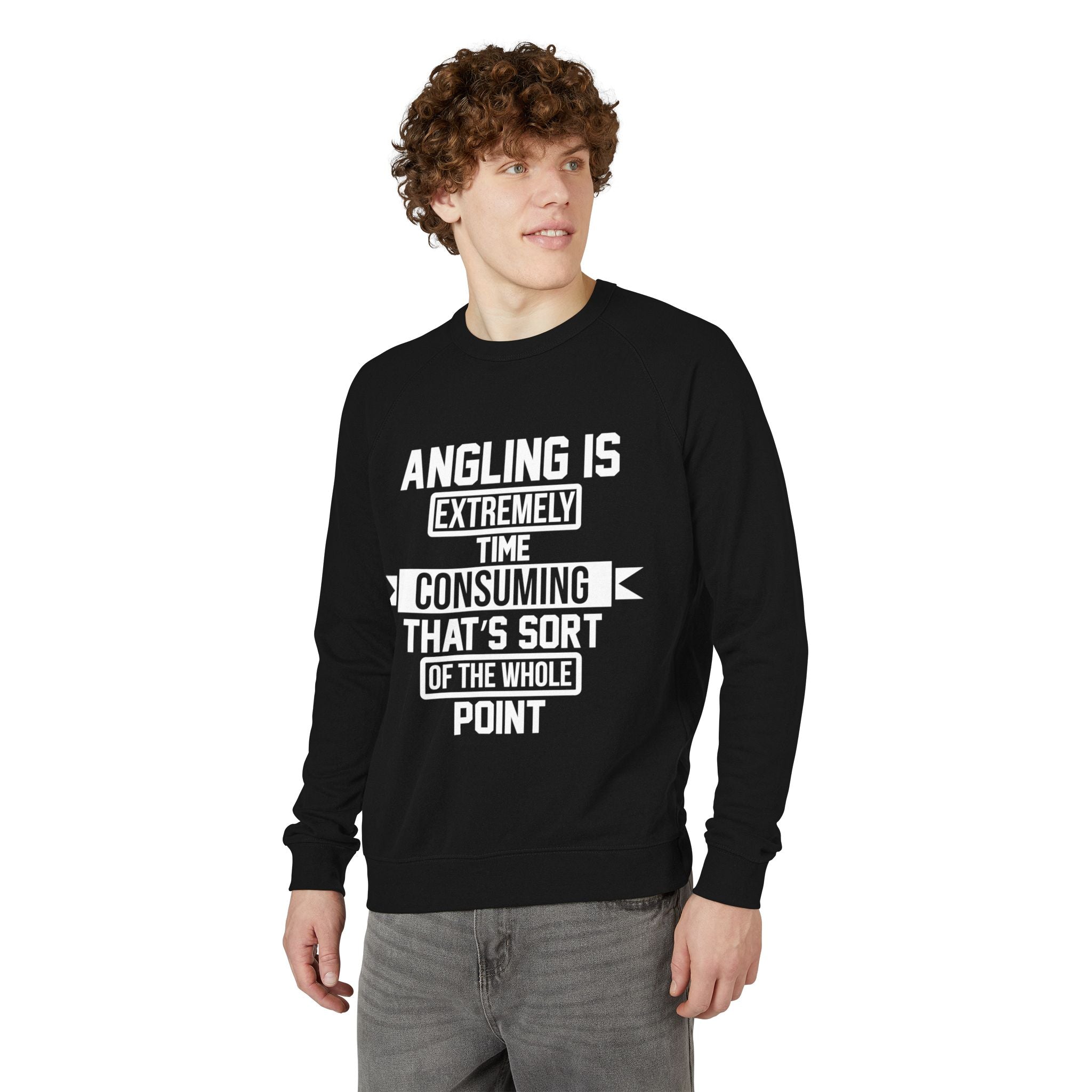 Crewneck Sweatshirt – Angling Quote for Fishers | Gallory Hive