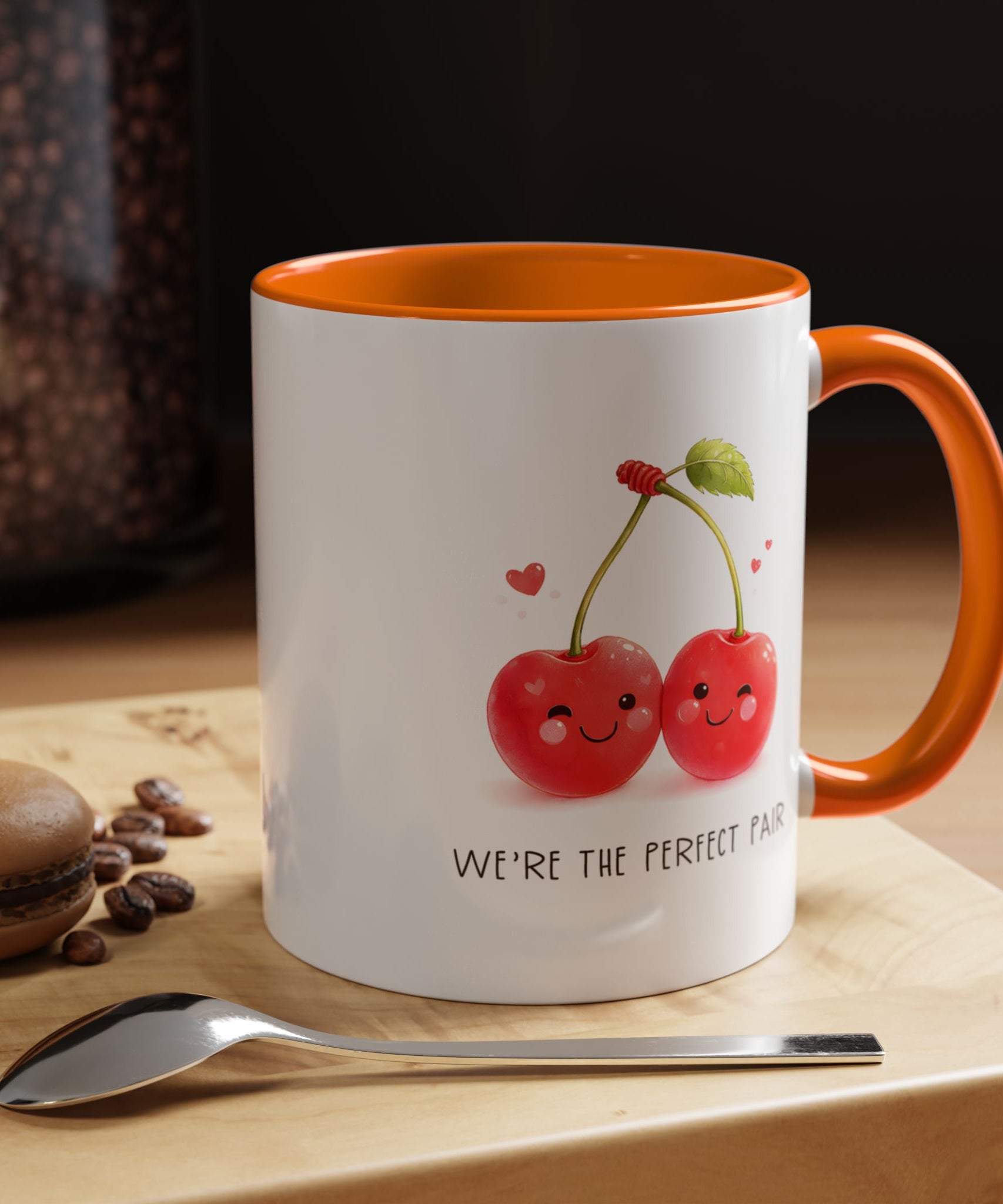 Funny Cherry Couple Ceramic Coffee Mug | Gallory Hive