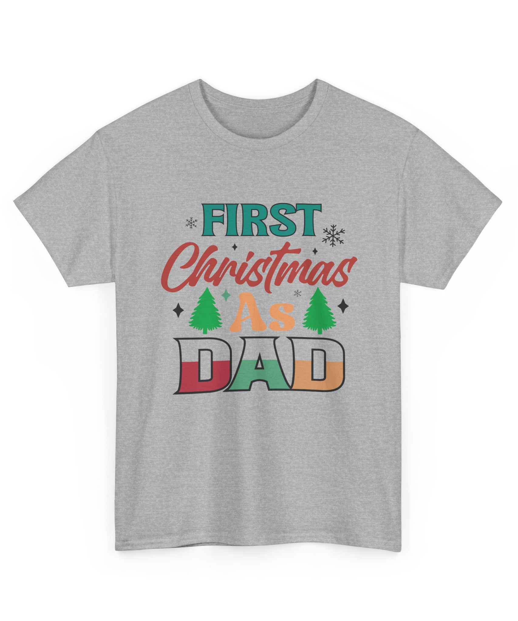 First Christmas as Dad T-Shirt | Gallory Hive