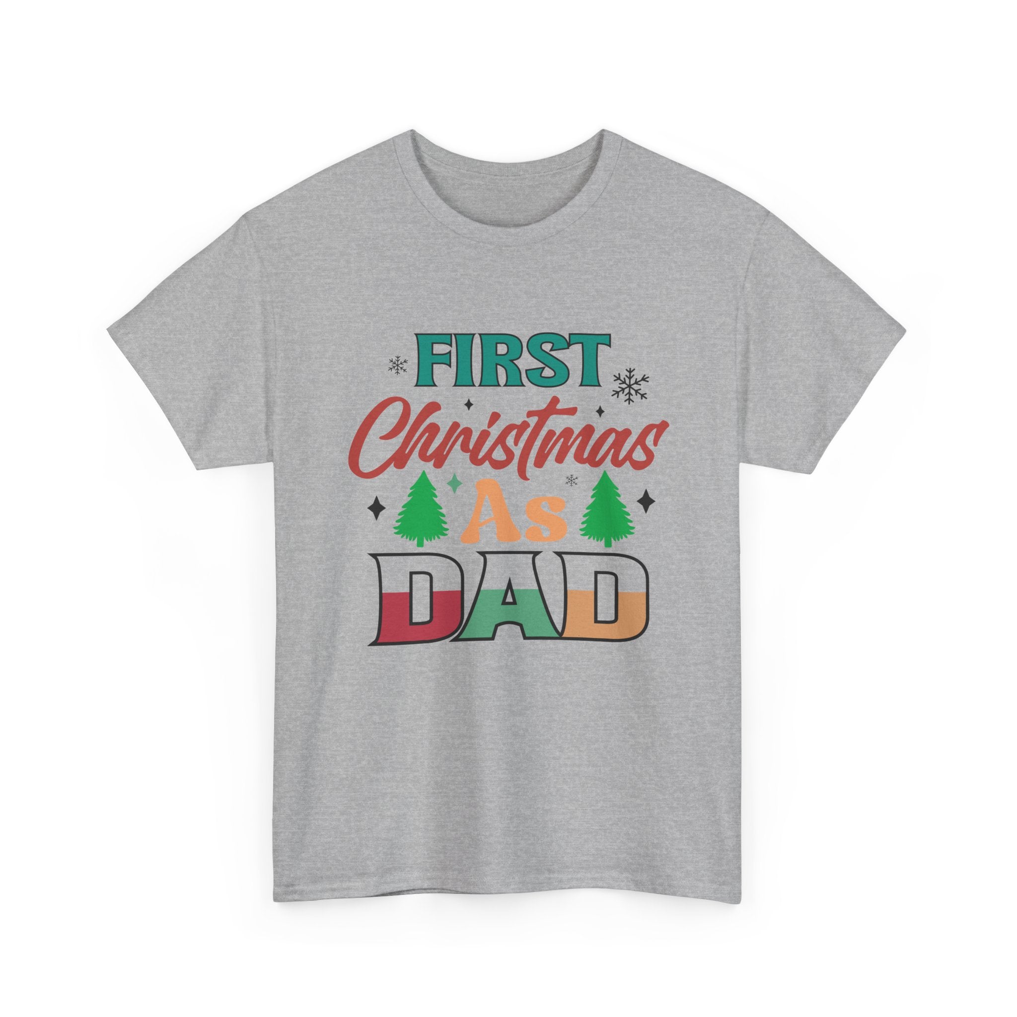 First Christmas as Dad T-Shirt | Gallory Hive