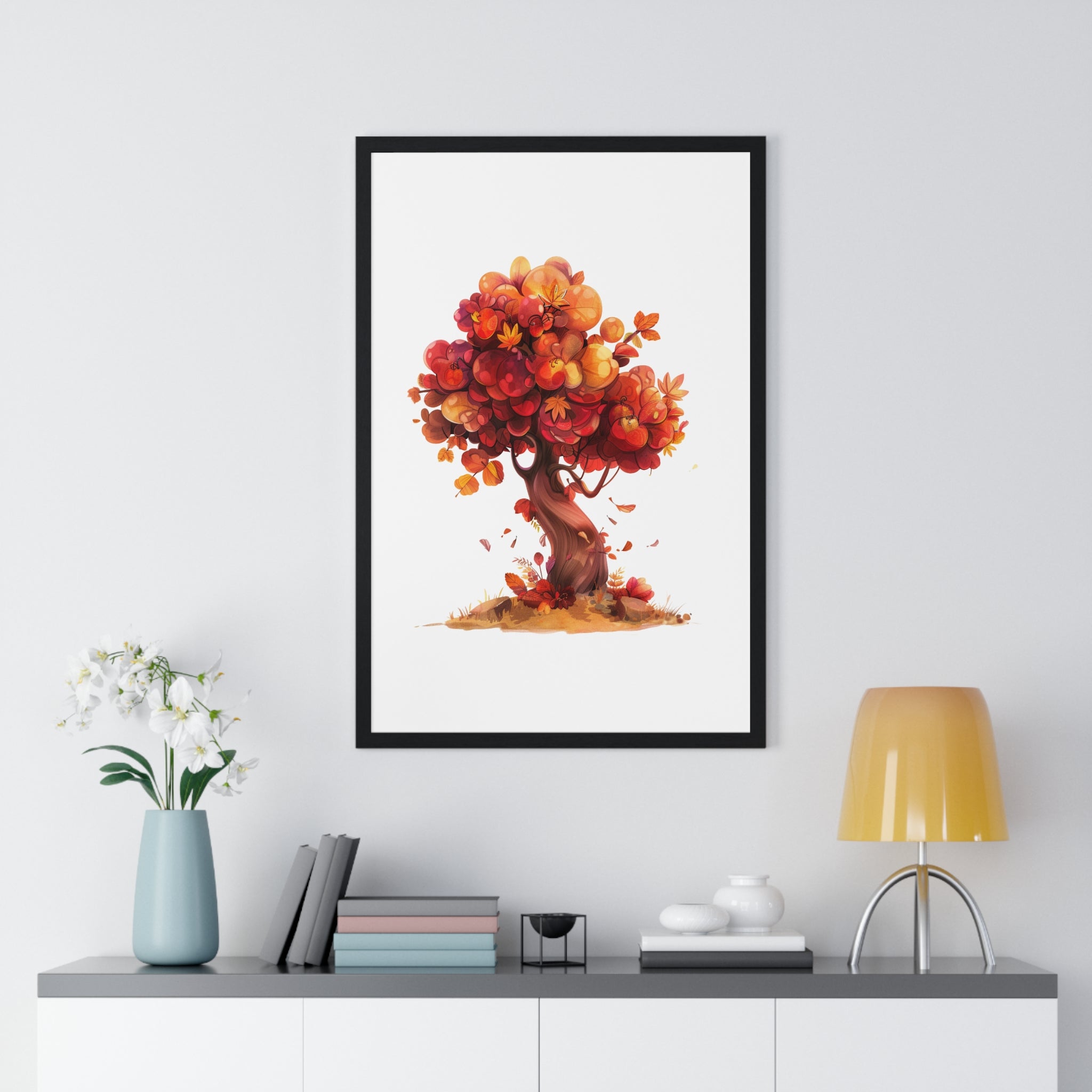 Autumn Dream Tree – Framed Wooden Wall Art | Gallory Hive