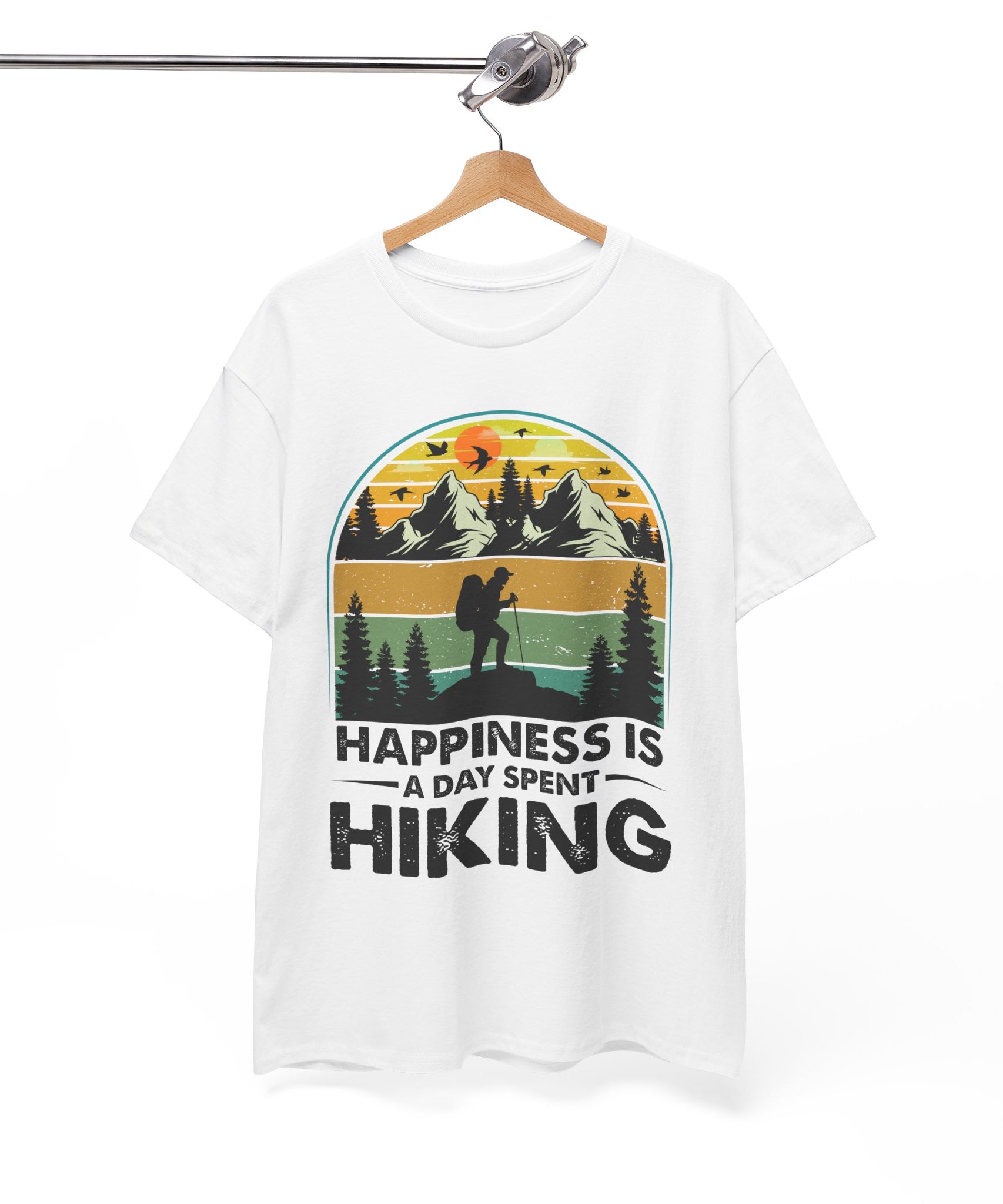 Vintage Hiker Sunset Mountain Tee | Gallory Hive