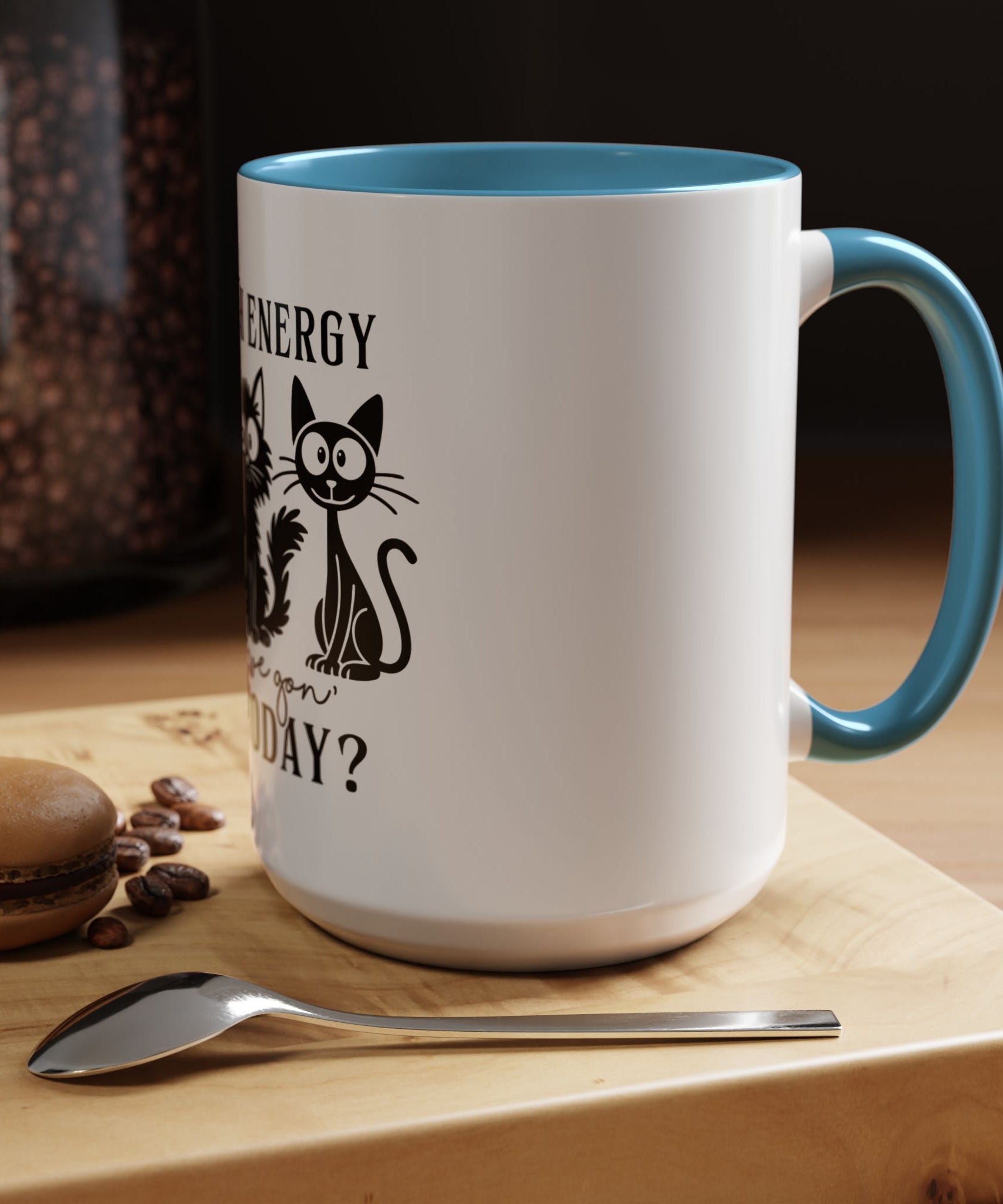 Quirky Cat Coffee Mug, Fun Kitty Mug for Cat Lovers, Gift for Pet Owners, Unique Cat-Themed Drinkware, Cute Cat Lover Present