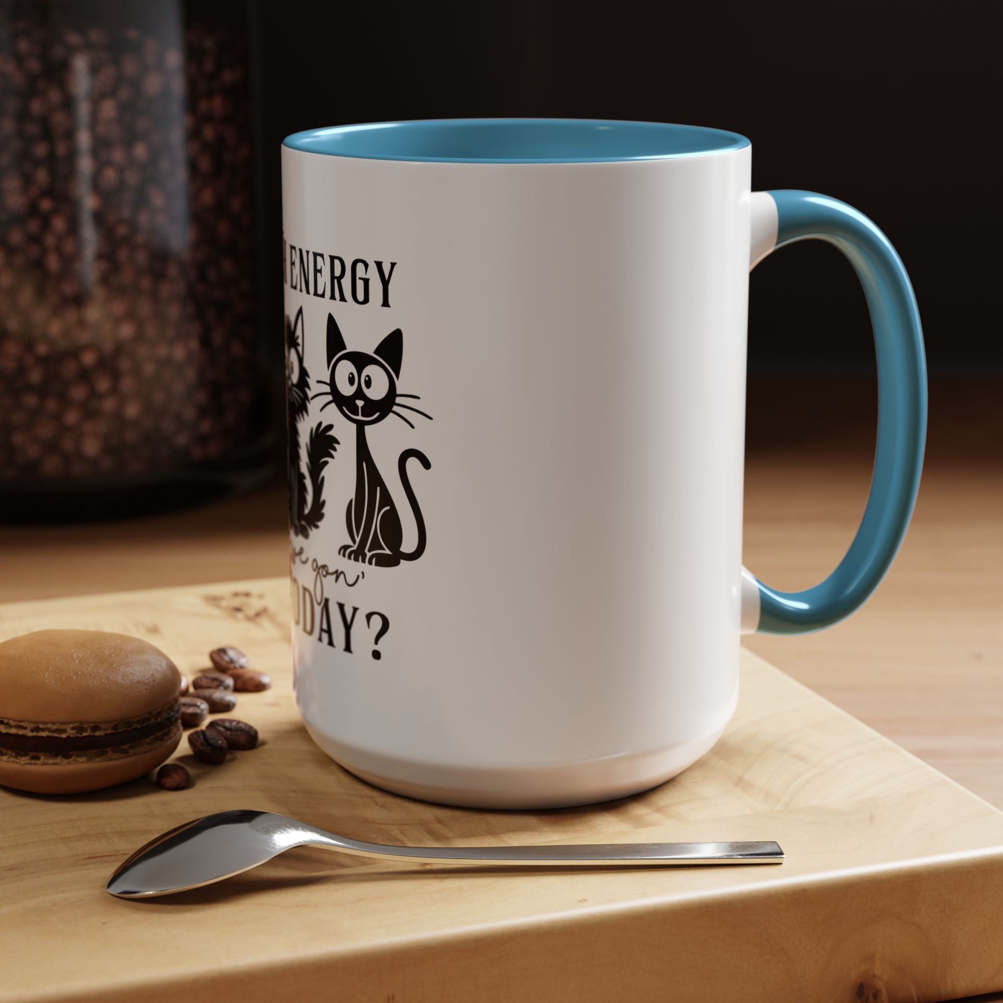 Quirky Cat Coffee Mug, Fun Kitty Mug for Cat Lovers, Gift for Pet Owners, Unique Cat-Themed Drinkware, Cute Cat Lover Present