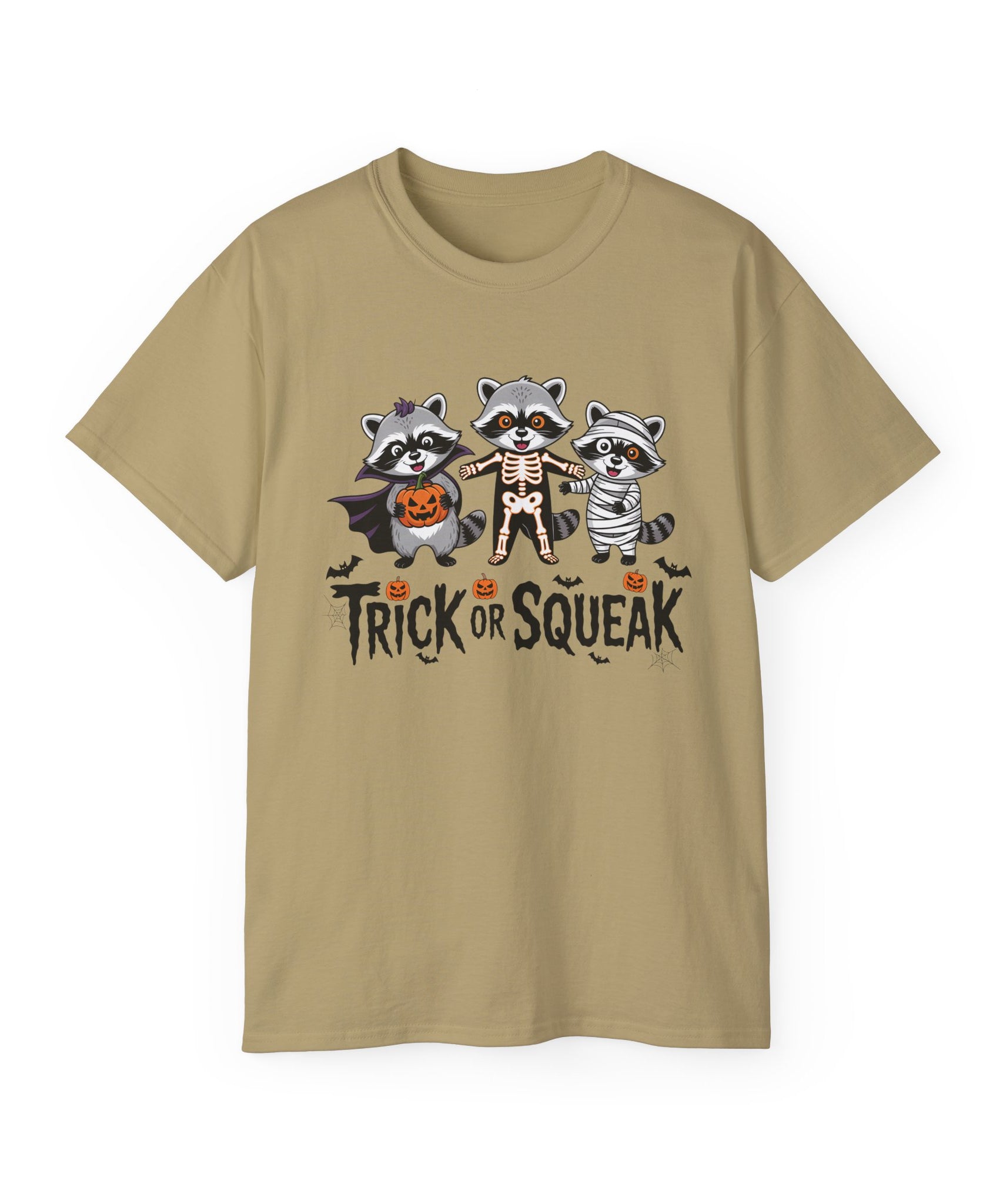 Cute Spooky Raccoon Halloween T-Shirt | Gallory Hive