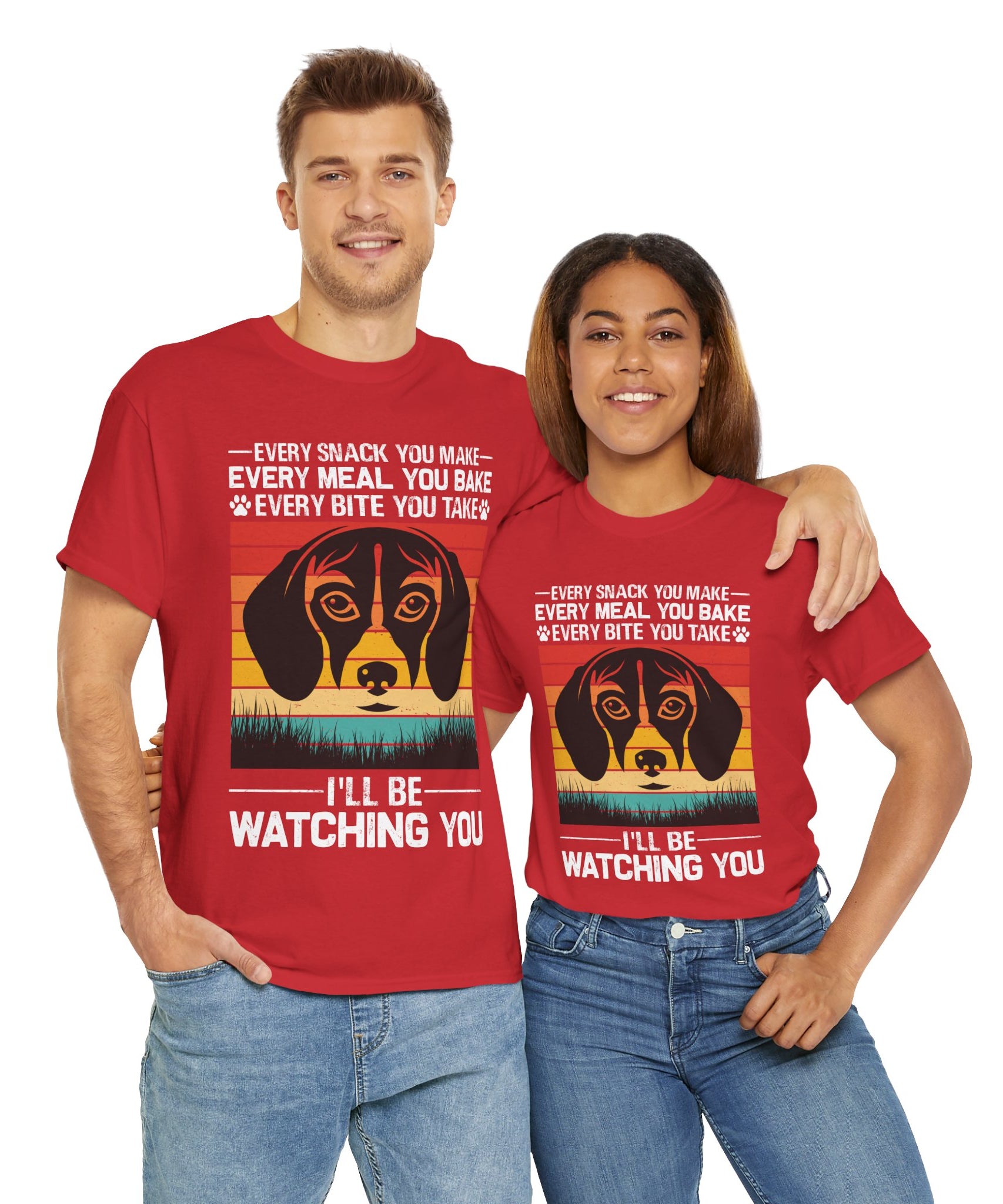 Vintage Dog Shirt – Bold Beagle Face