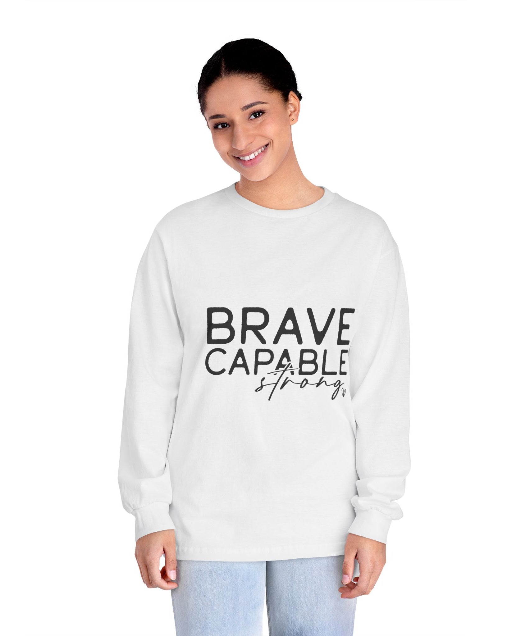 Unisex Motivational Shirt – Brave & Capable Tee | Gallory Hive
