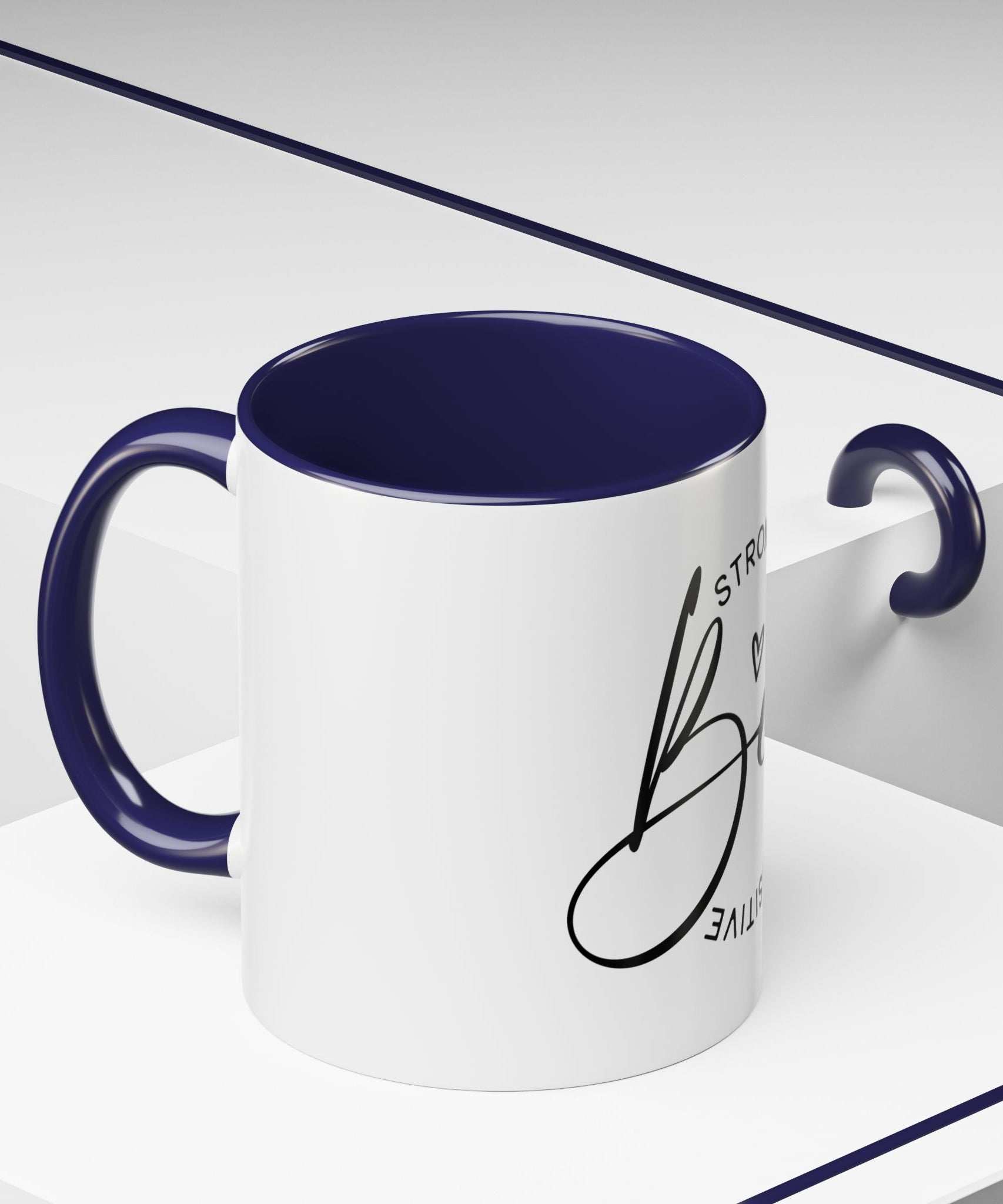 Inspirational Coffee Mug | Be Strong, Confident, Positive | Gift for Women, Motivational Drinkware, Self-Care, Encouragement