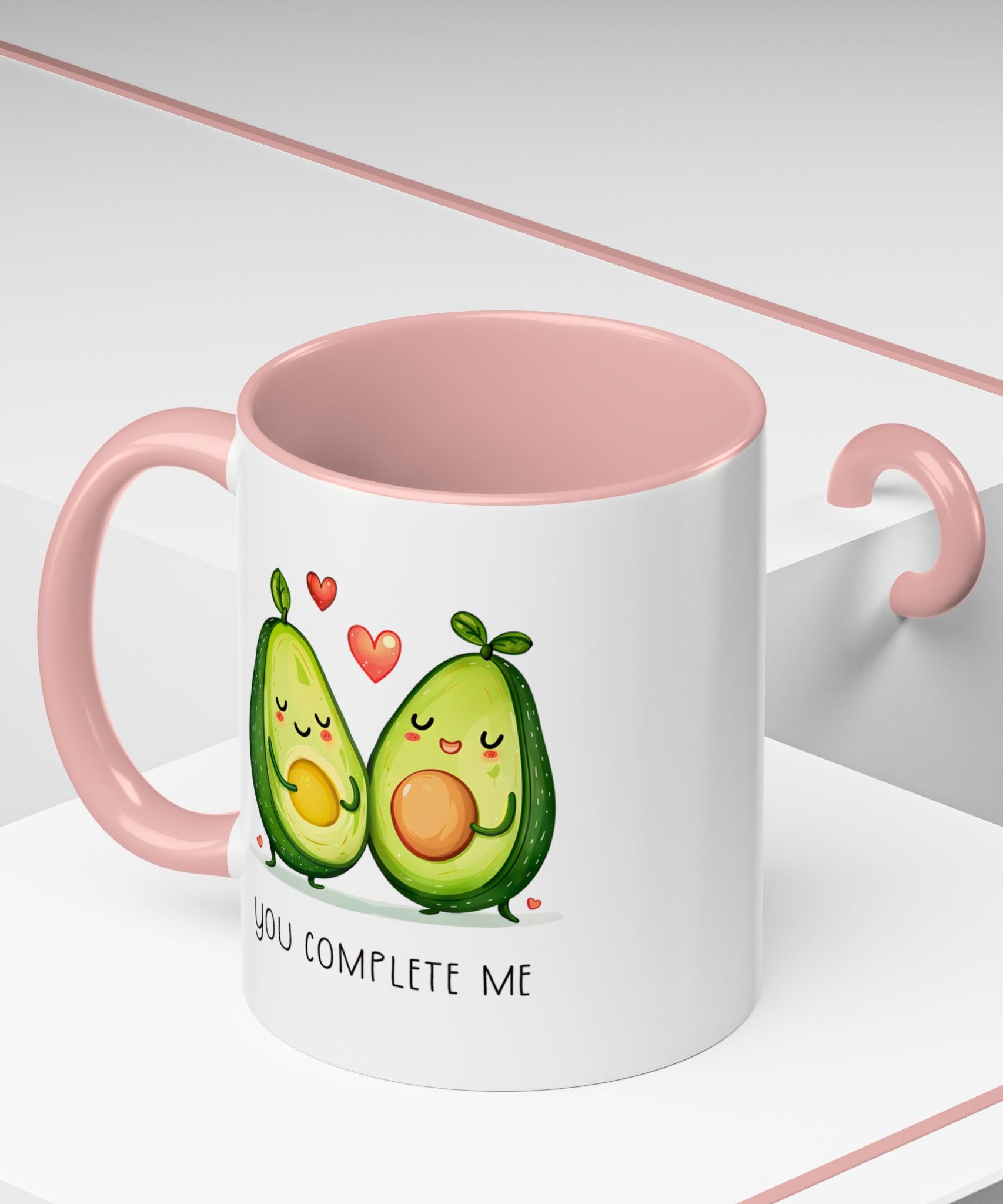 Funny Avocado Couple Ceramic Coffee Mug | Gallory Hive