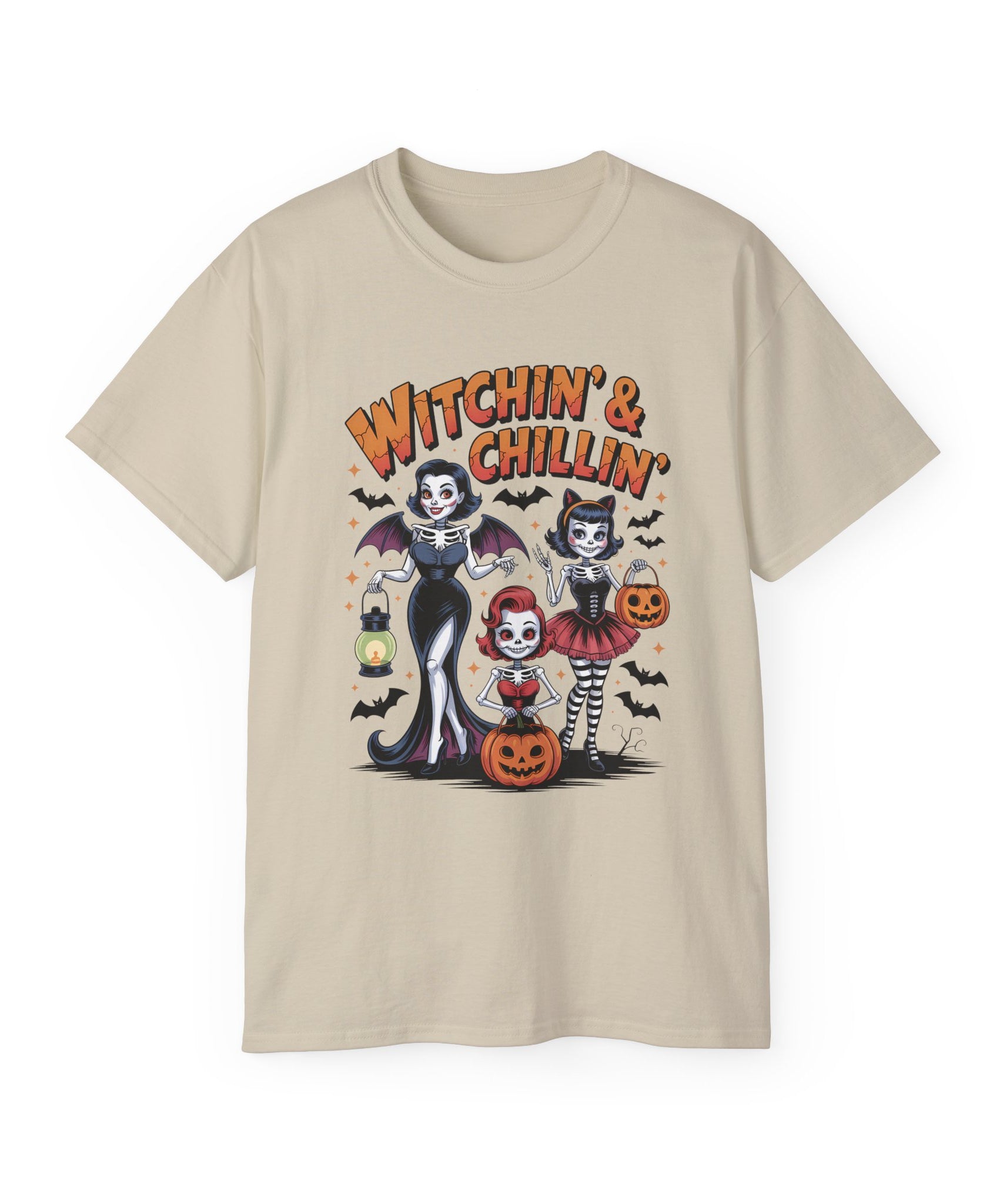 Retro Spooky Girls Halloween Tee | Gallory Hive