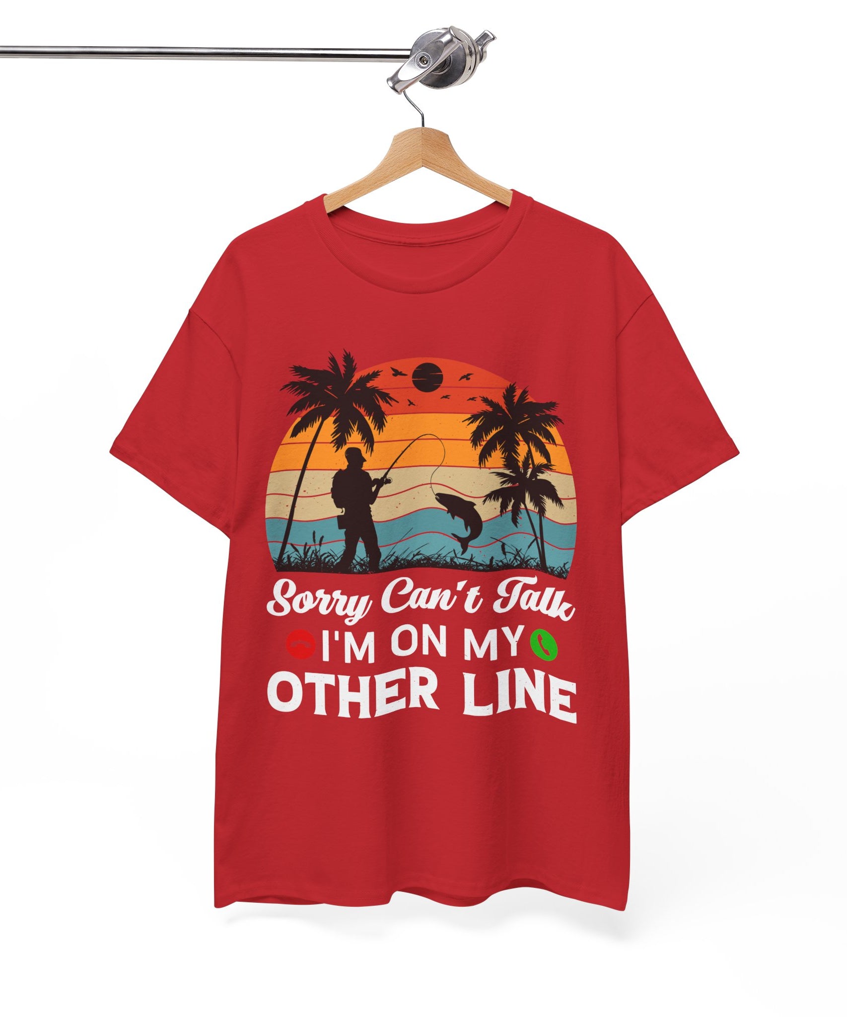 Funny Fishing T-Shirt – On My Other Line