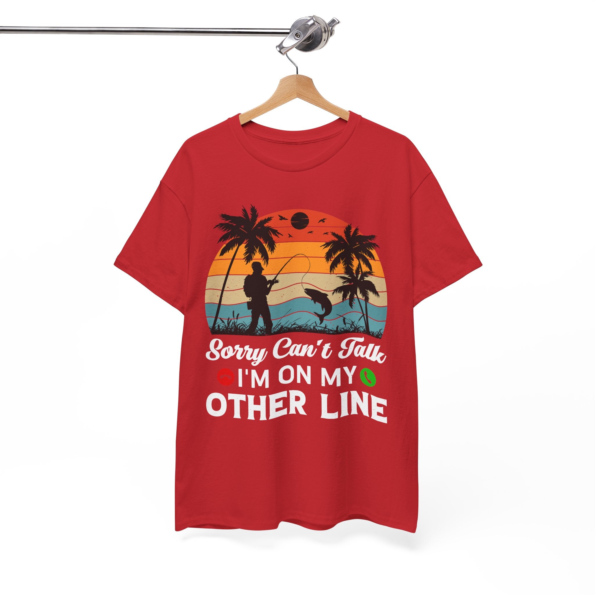 Funny Fishing T-Shirt – On My Other Line