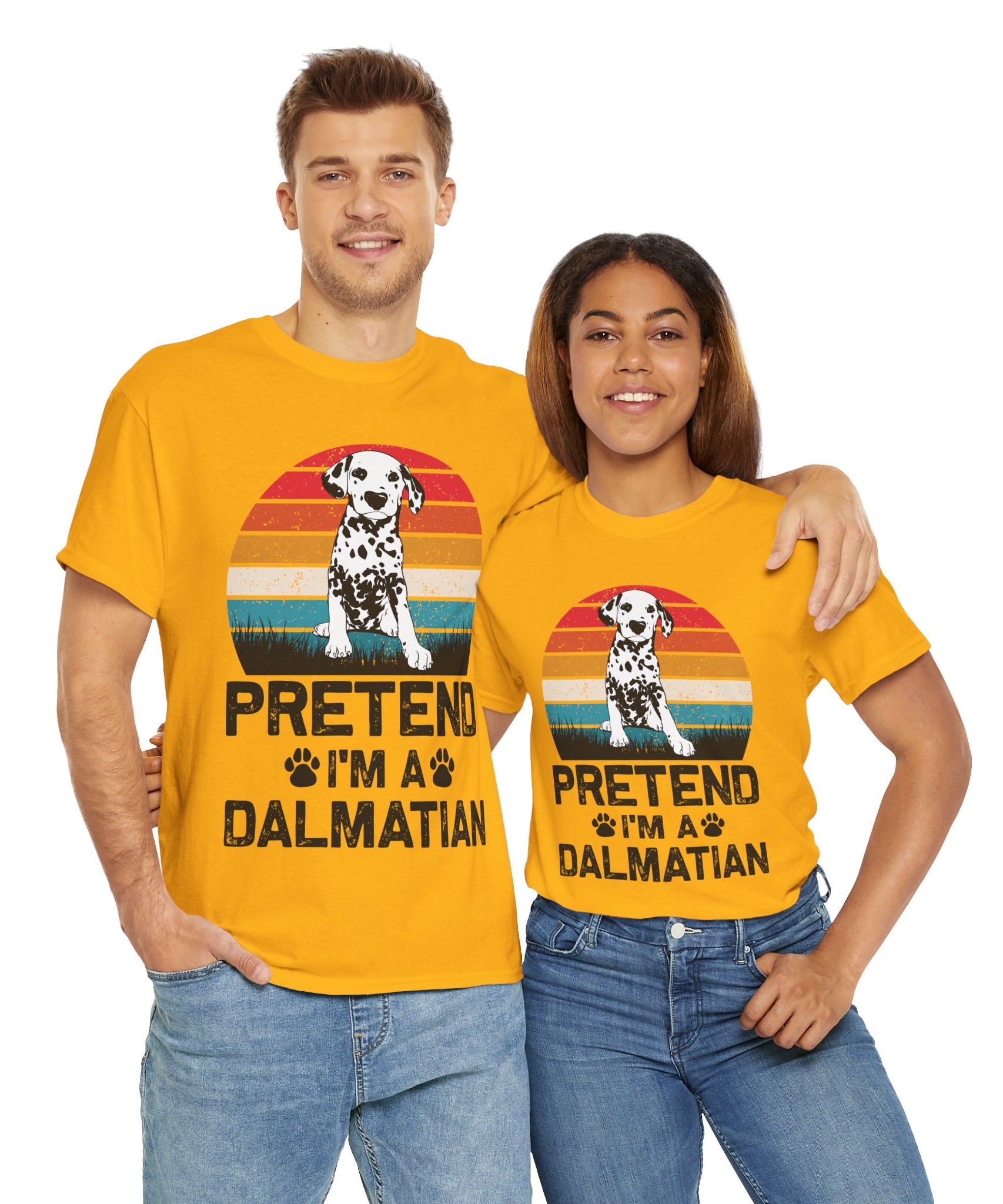 Funny Dalmatian T-Shirt - Vintage Style Tee