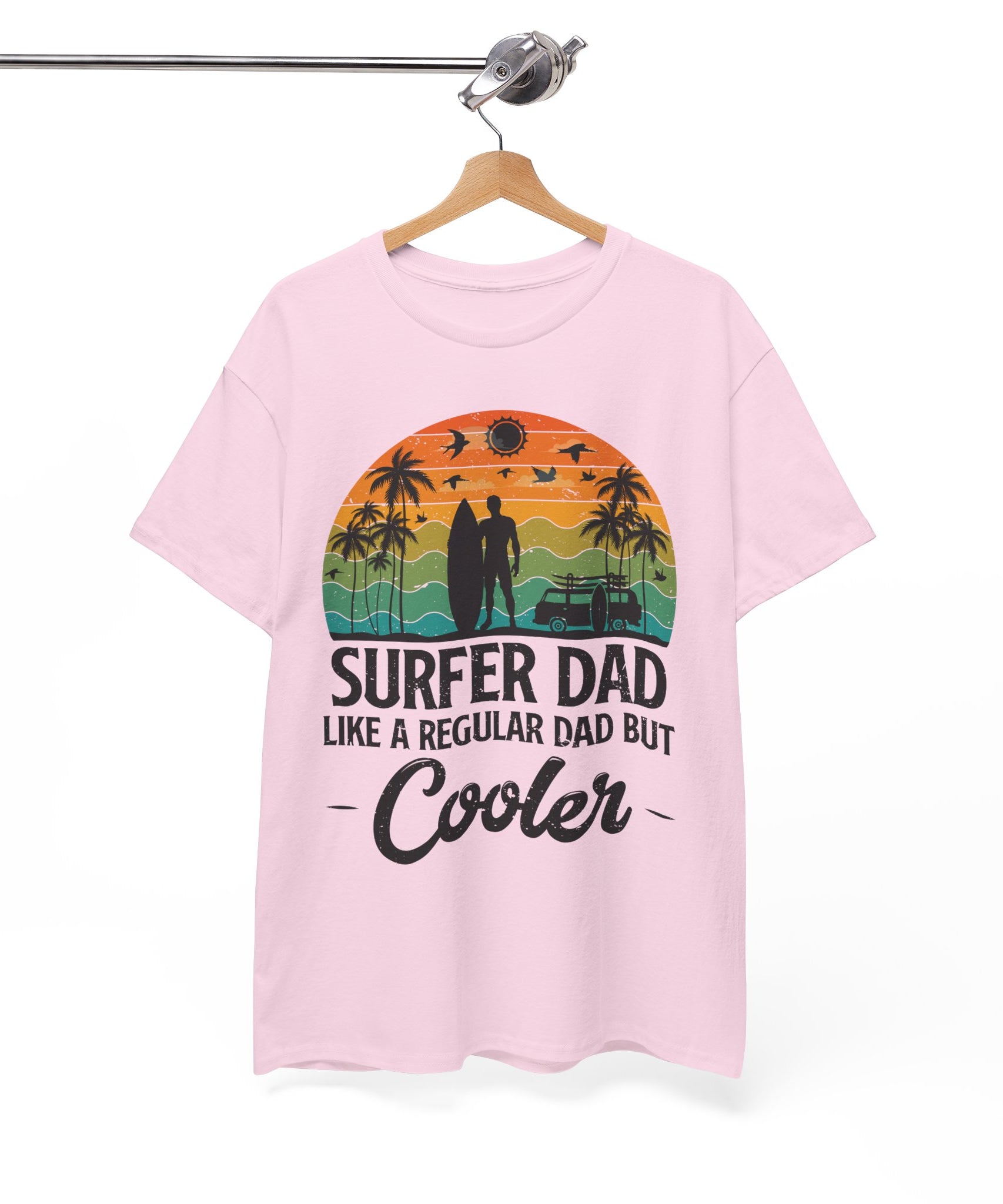 Vintage Surf Van & Palm Tree T-Shirt | Gallory Hive