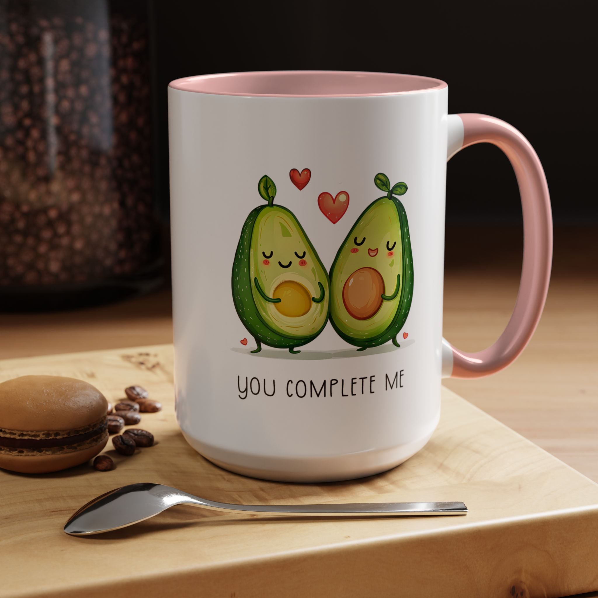 Funny Avocado Couple Ceramic Coffee Mug | Gallory Hive
