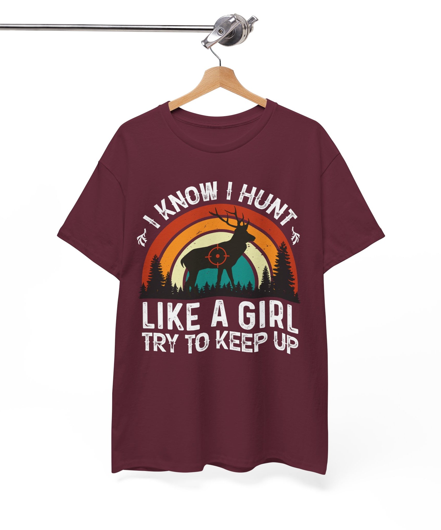 Sunset Target Deer Shirt – Hunting Vibes | Gallory Hive