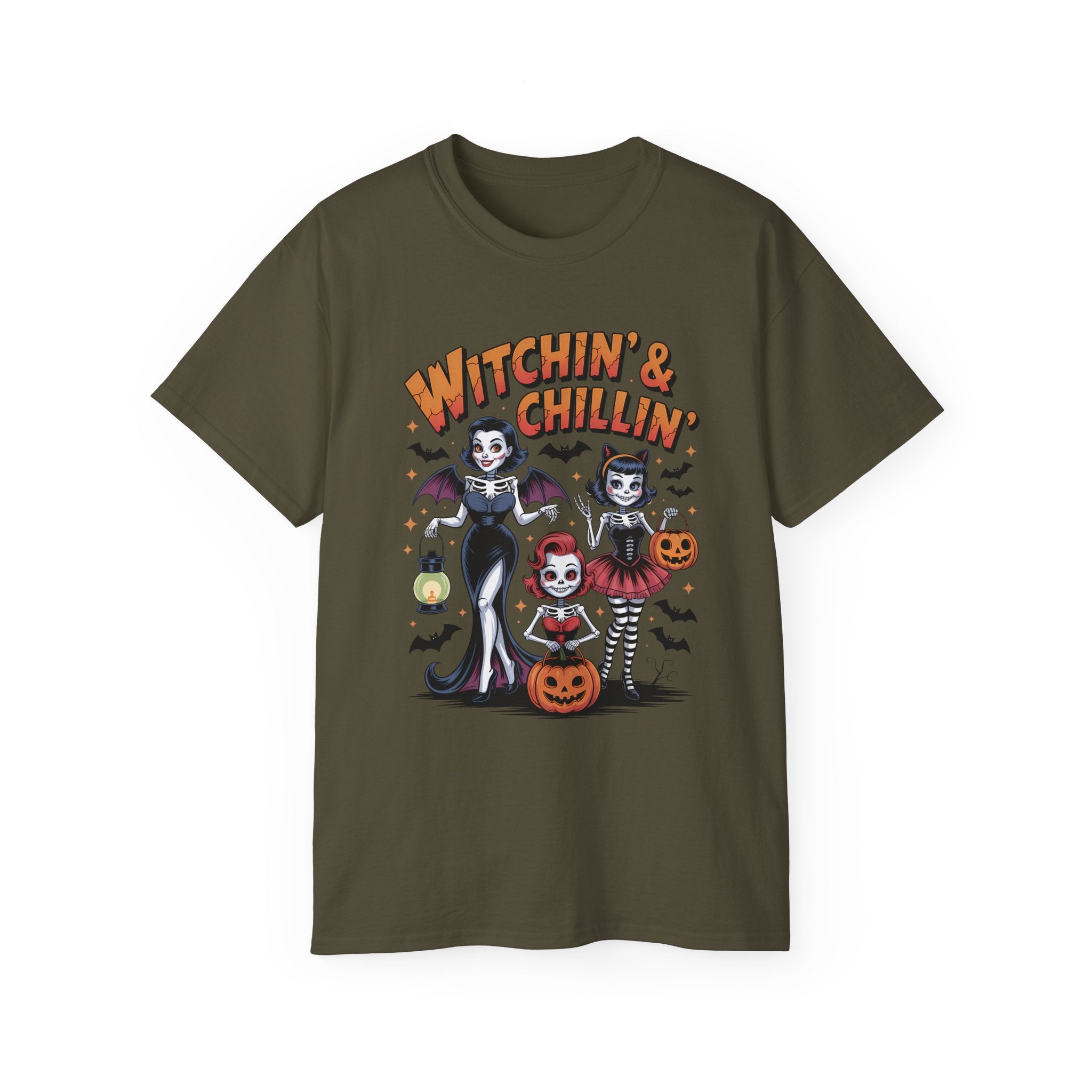 Retro Spooky Girls Halloween Tee