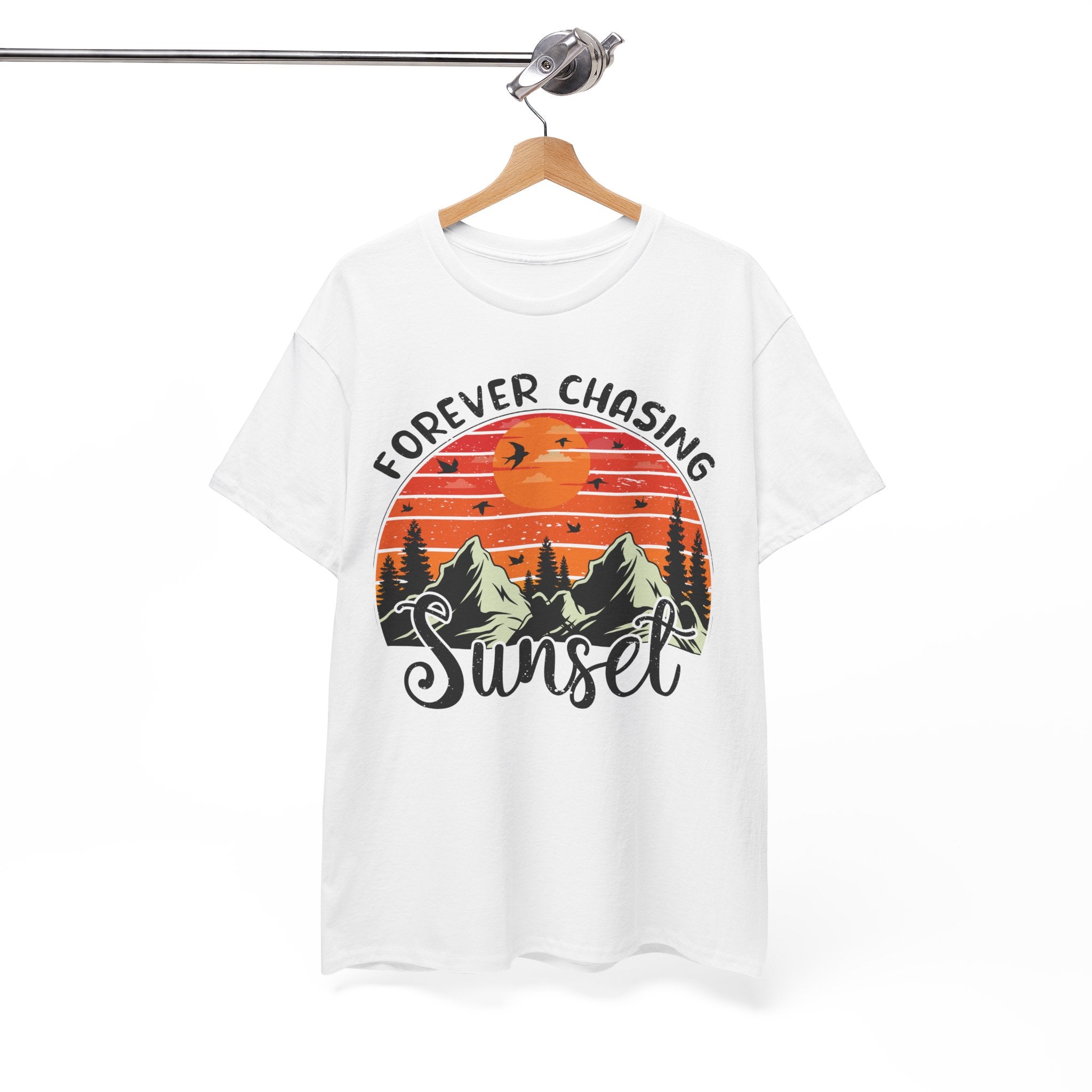 Sunset Mountain Scene T-Shirt | Gallory Hive