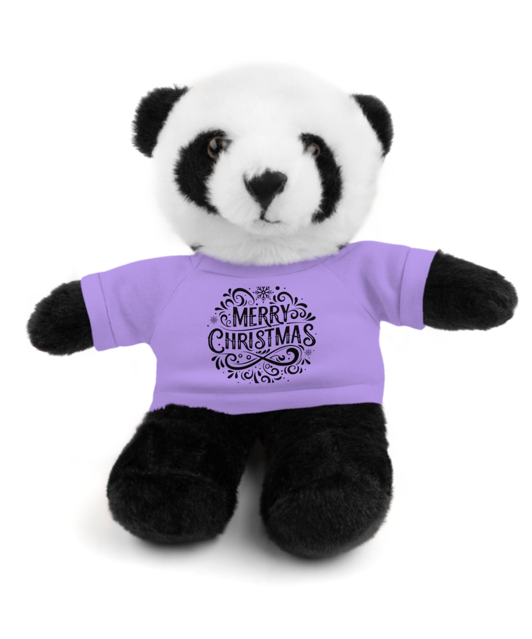 Festive Merry Christmas Stuffed Panda | Gallory Hive