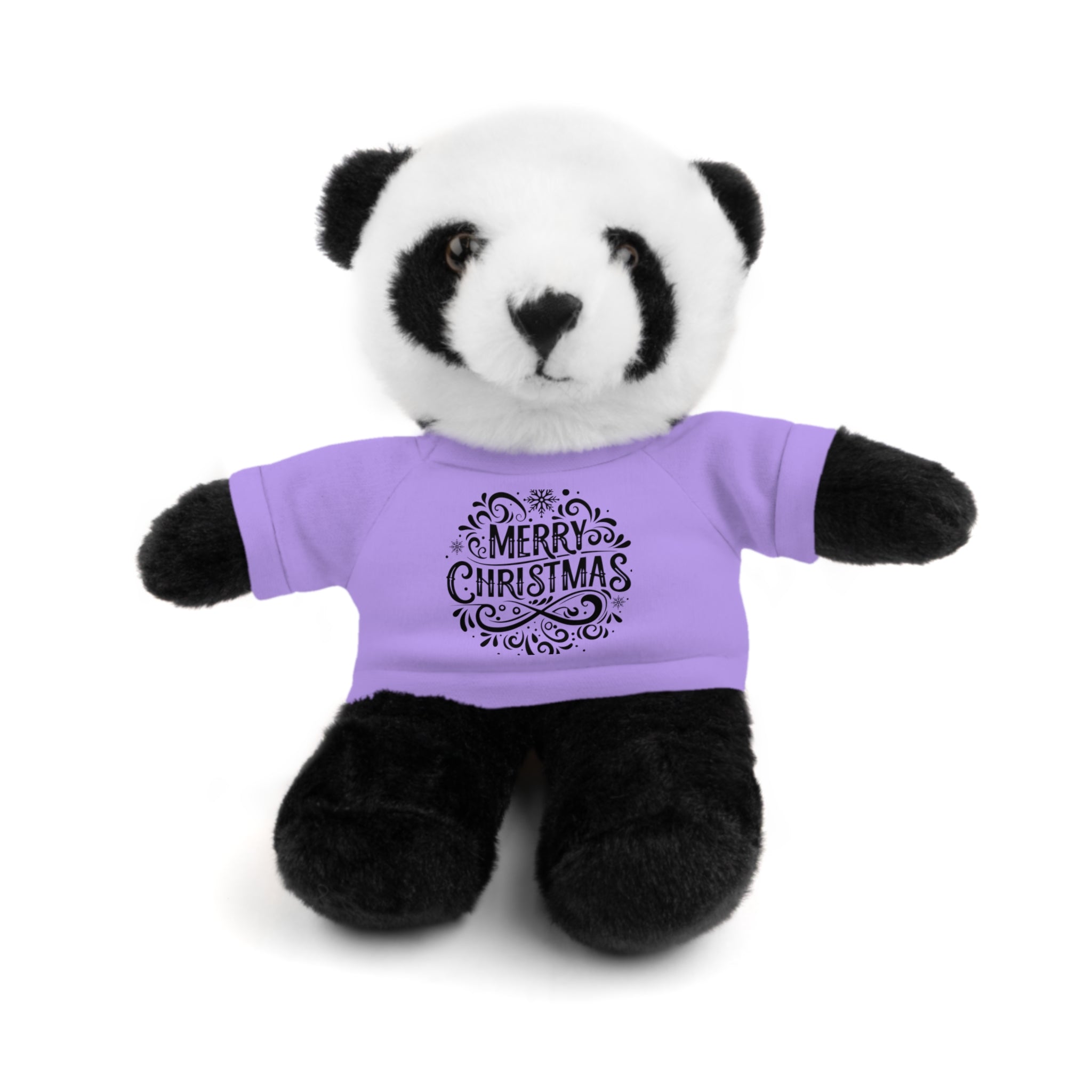 Festive Merry Christmas Stuffed Panda | Gallory Hive