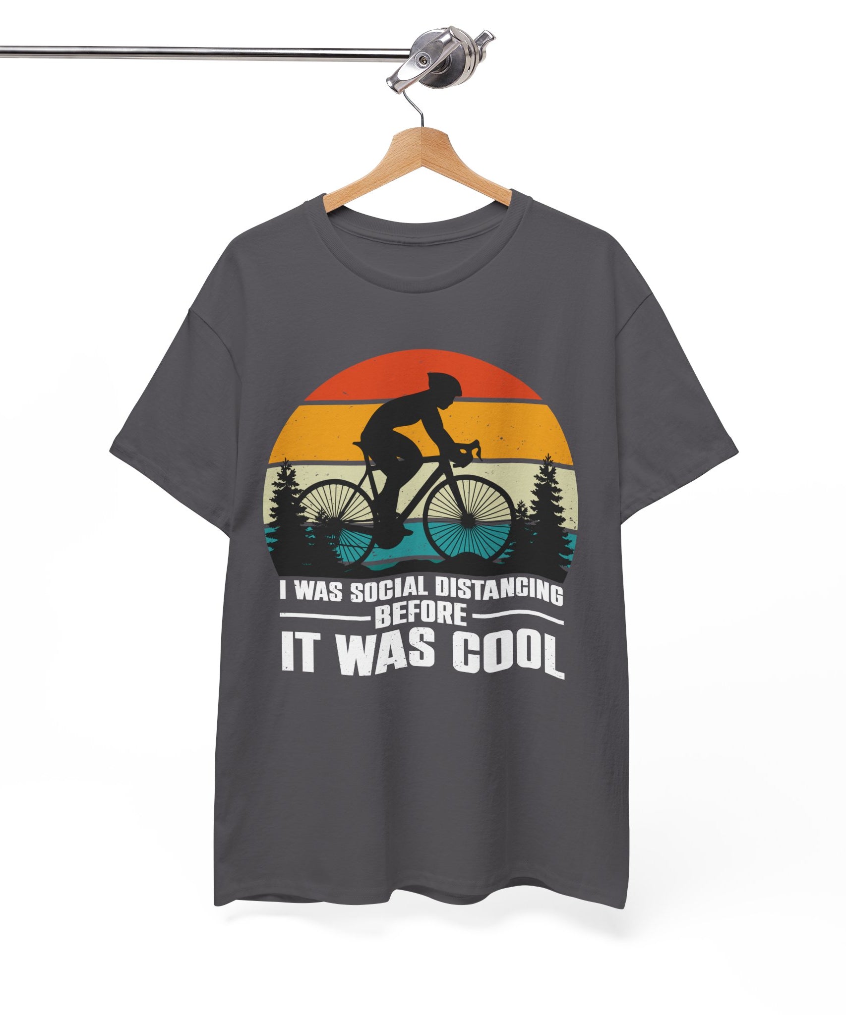 Retro Social Distancing Cyclist Tee | Gallory Hive