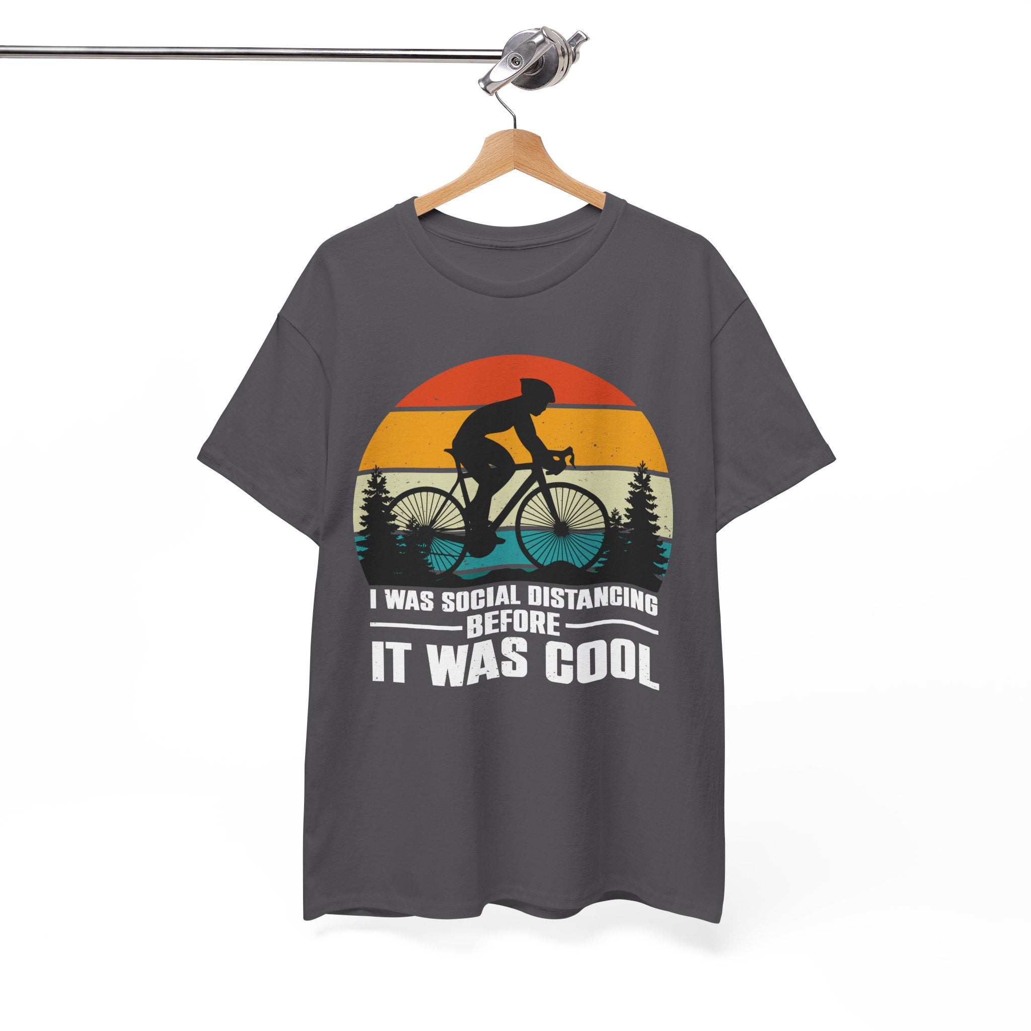 Retro Social Distancing Cyclist Tee | Gallory Hive