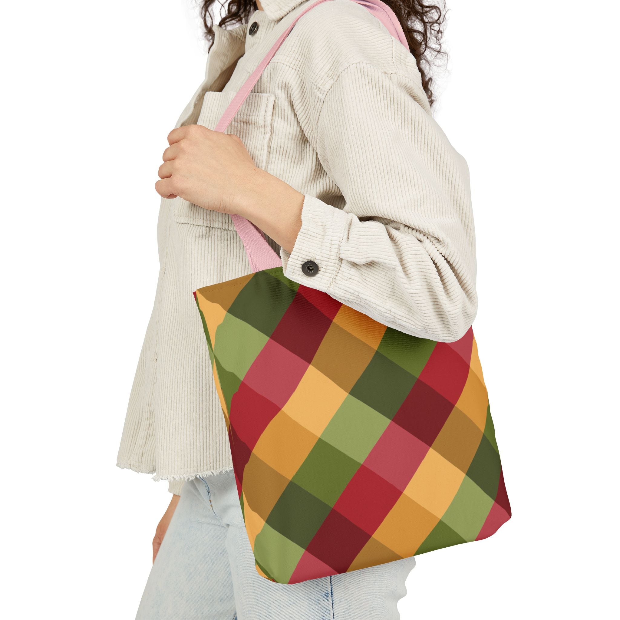 Vibrant Geometric Angle Design Canvas Tote | Gallory Hive