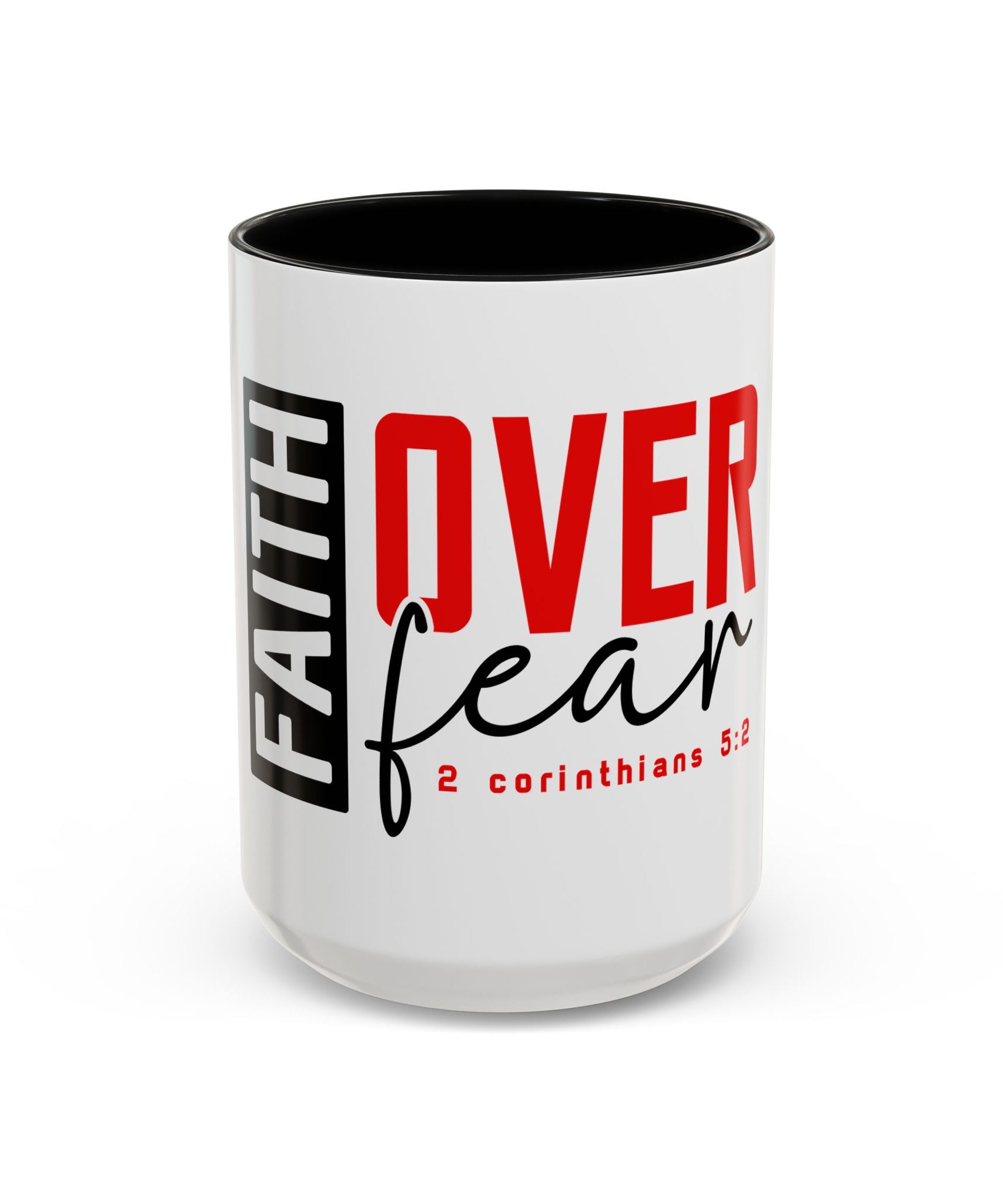 Faith Scripture Accent Coffee Mug | Gallory Hive