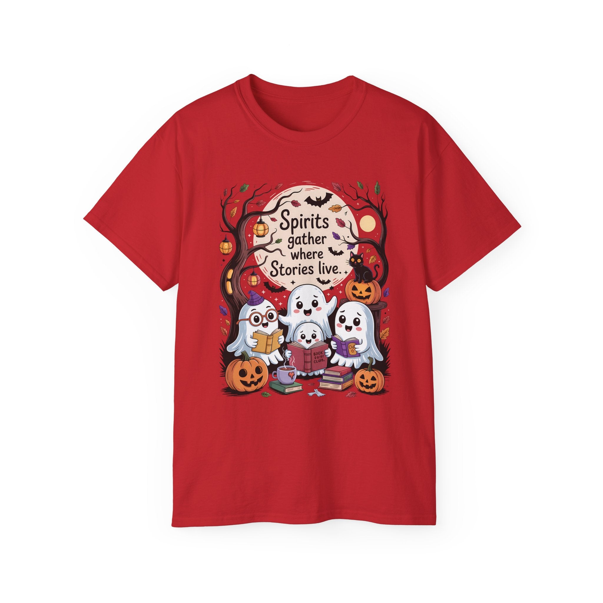 Halloween Ghost Book Club Tee | Gallory Hive