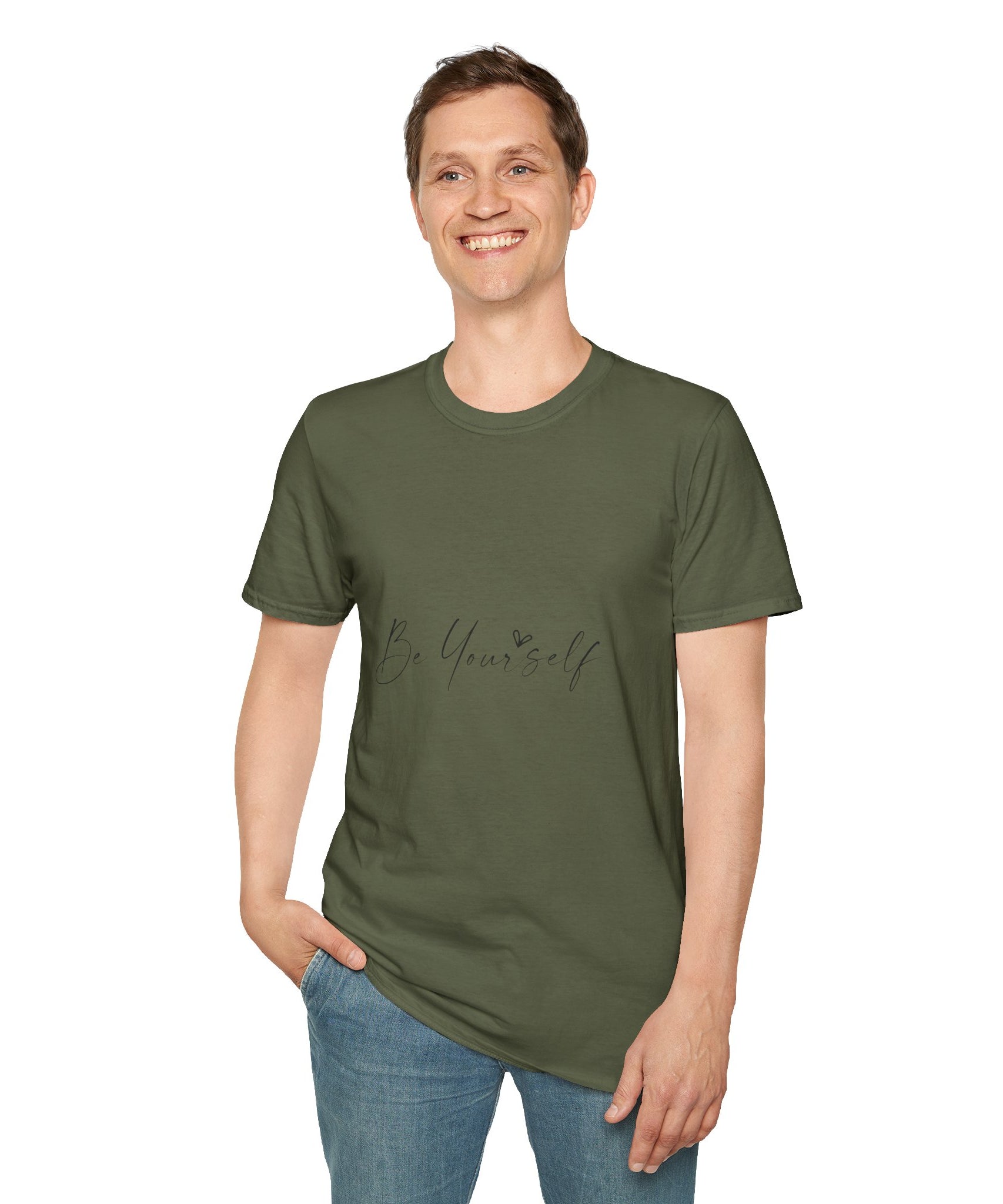 Unisex T-Shirt – "Be Yourself" Quote Tee - Positive Affirmation Shirt for Friends, Inspirational Tee - Gallory Hive