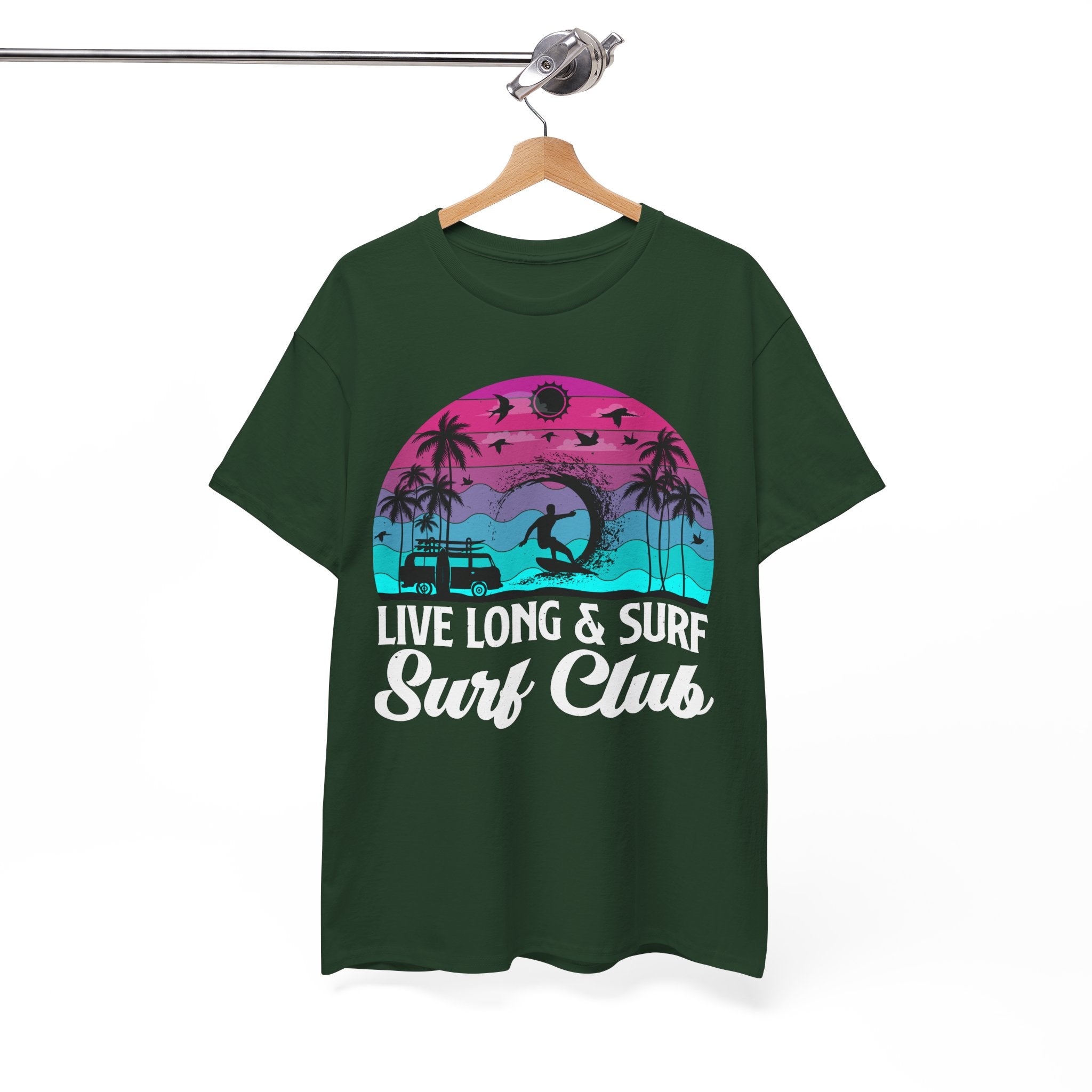 Surf Club Beach Sunset T-Shirt | Gallory Hive