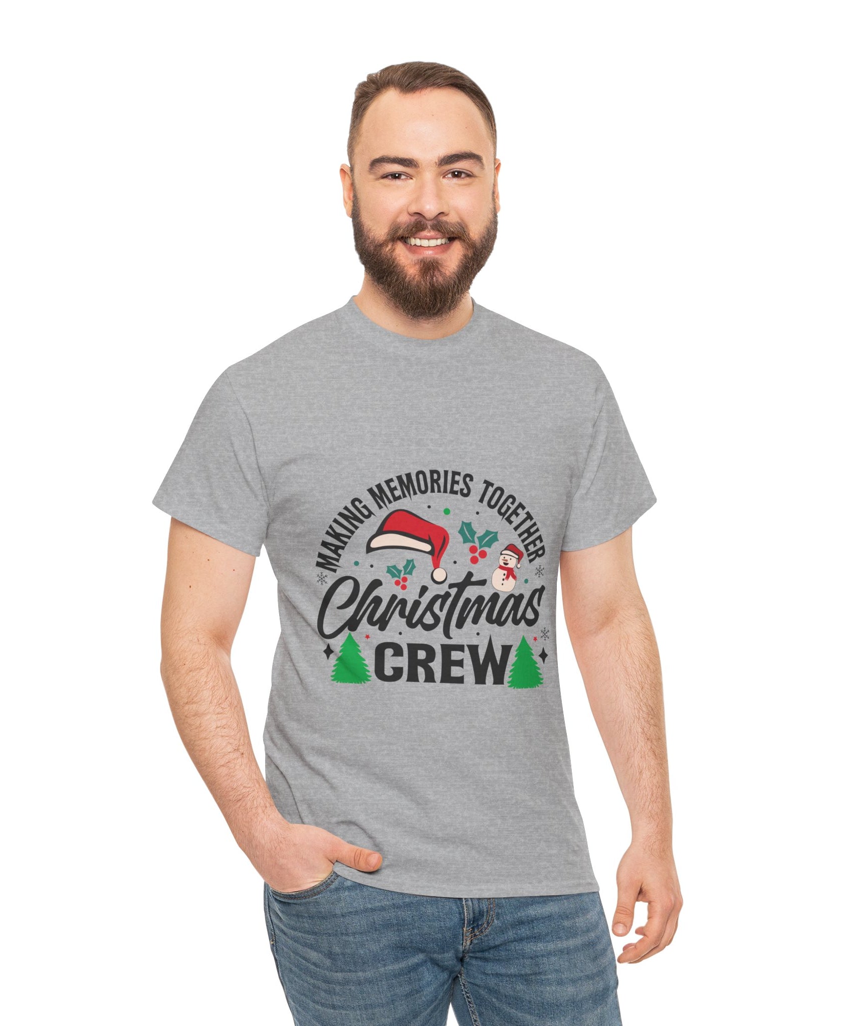 Santa Hat Snowman Xmas Trees Cute Tee | Gallory Hive
