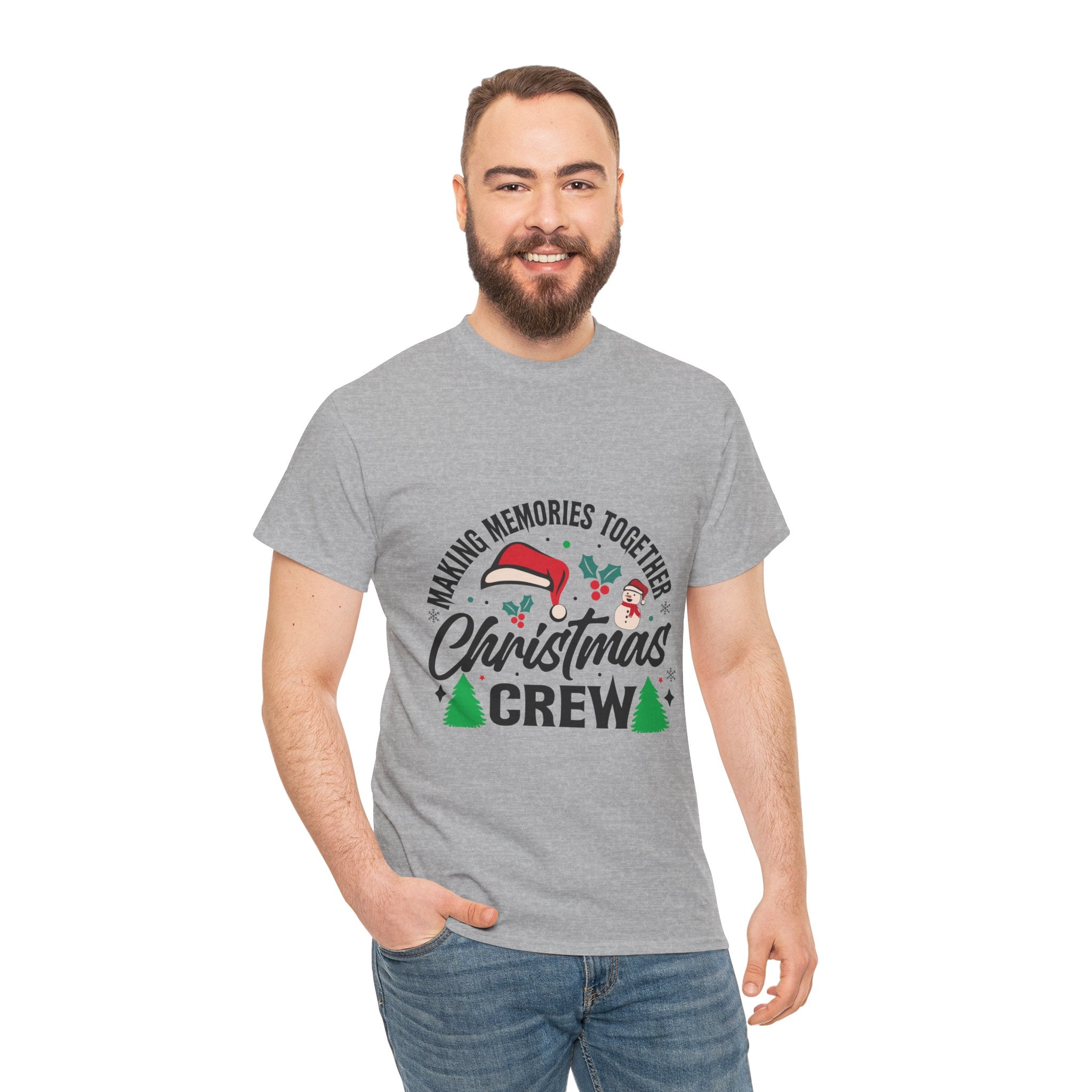 Santa Hat Snowman Xmas Trees Cute Tee | Gallory Hive