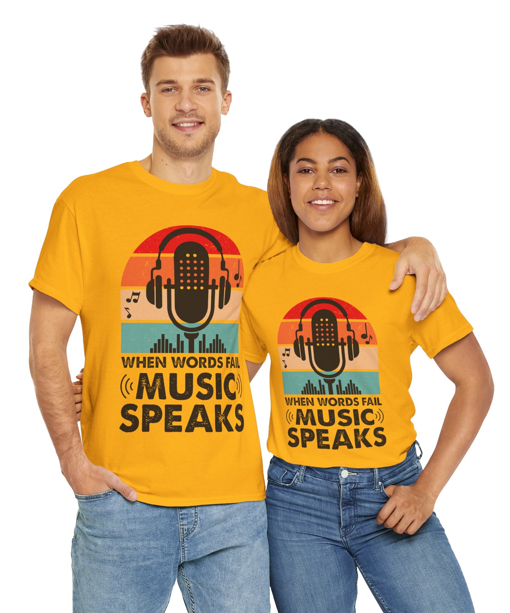 Vintage Audio Tee – Music Lover Style