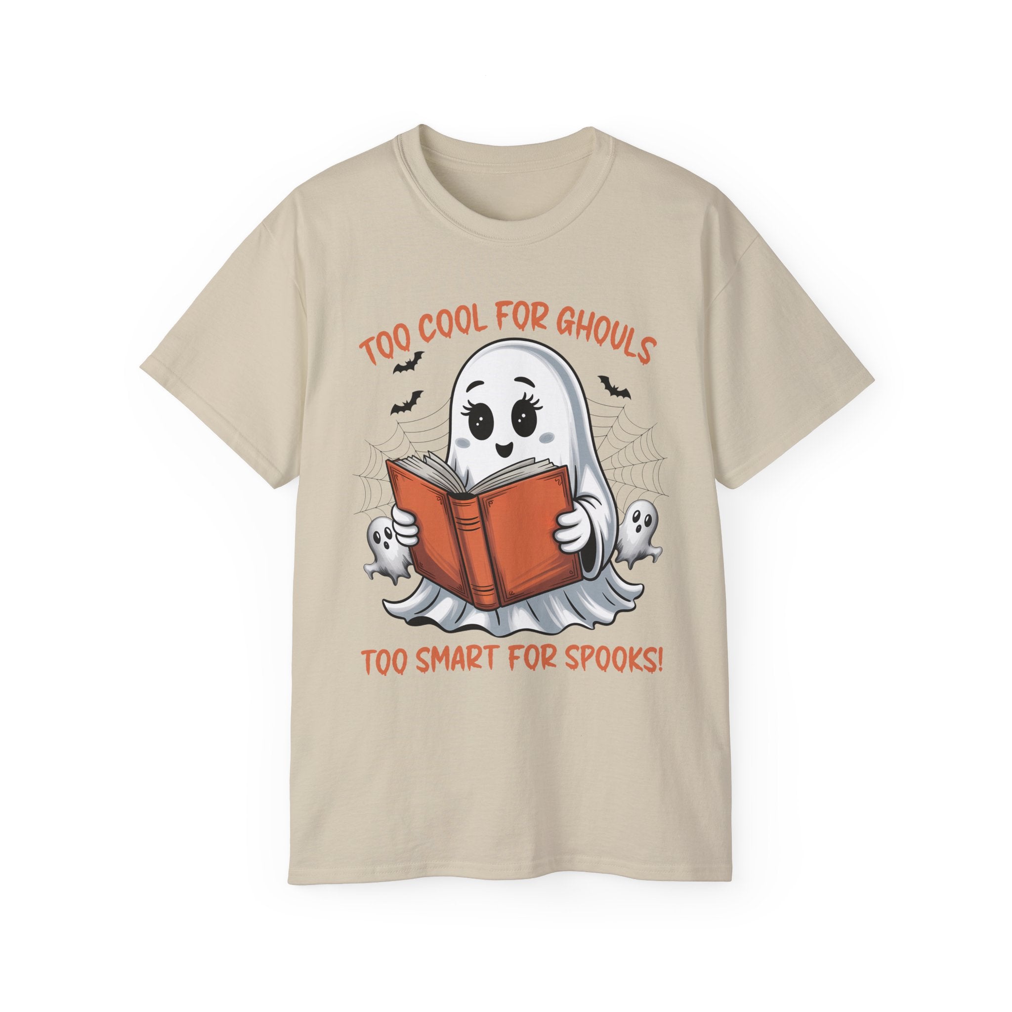 Cute Ghost Book T-Shirt Halloween | Gallory Hive