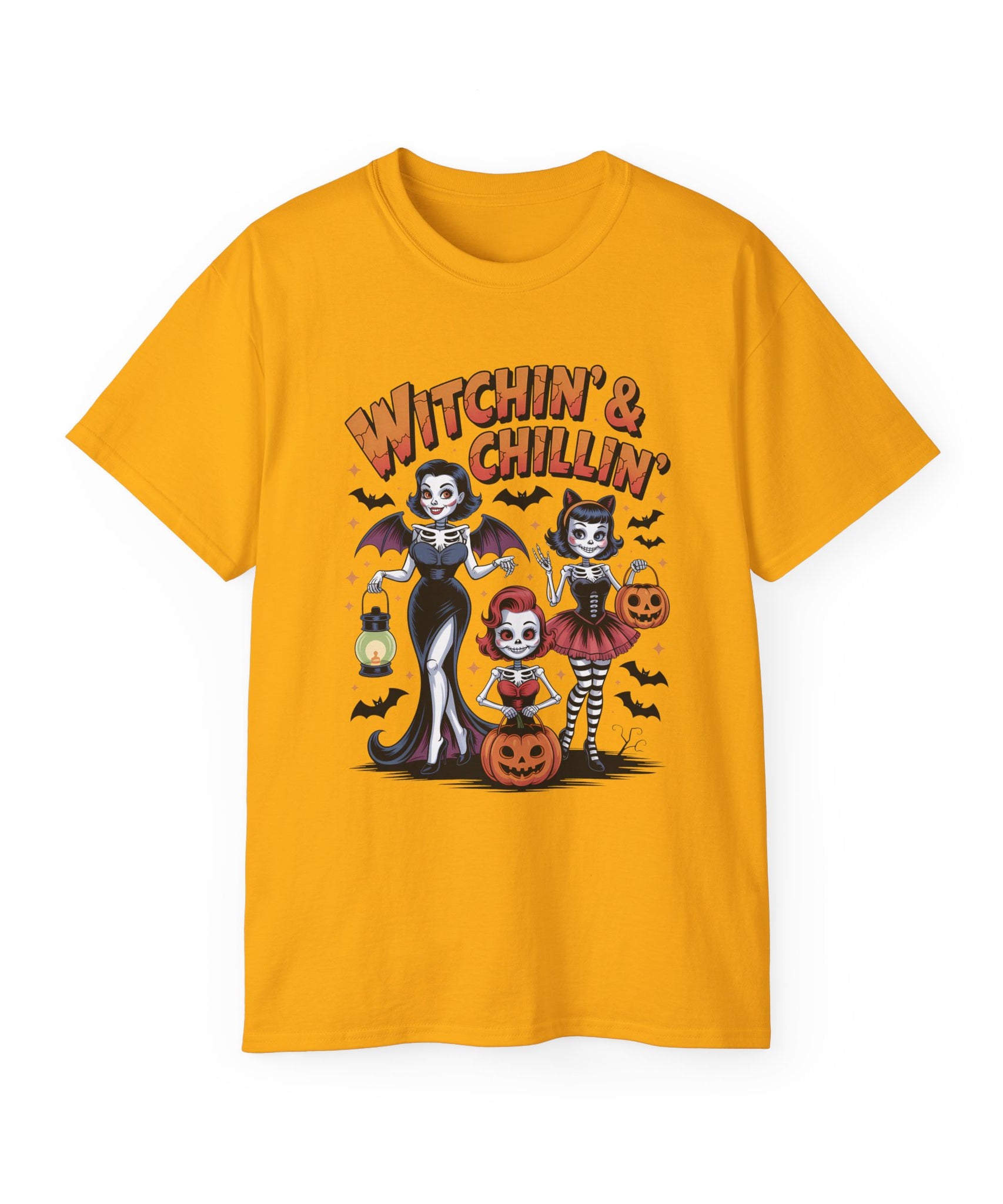 Retro Spooky Girls Halloween Tee | Gallory Hive