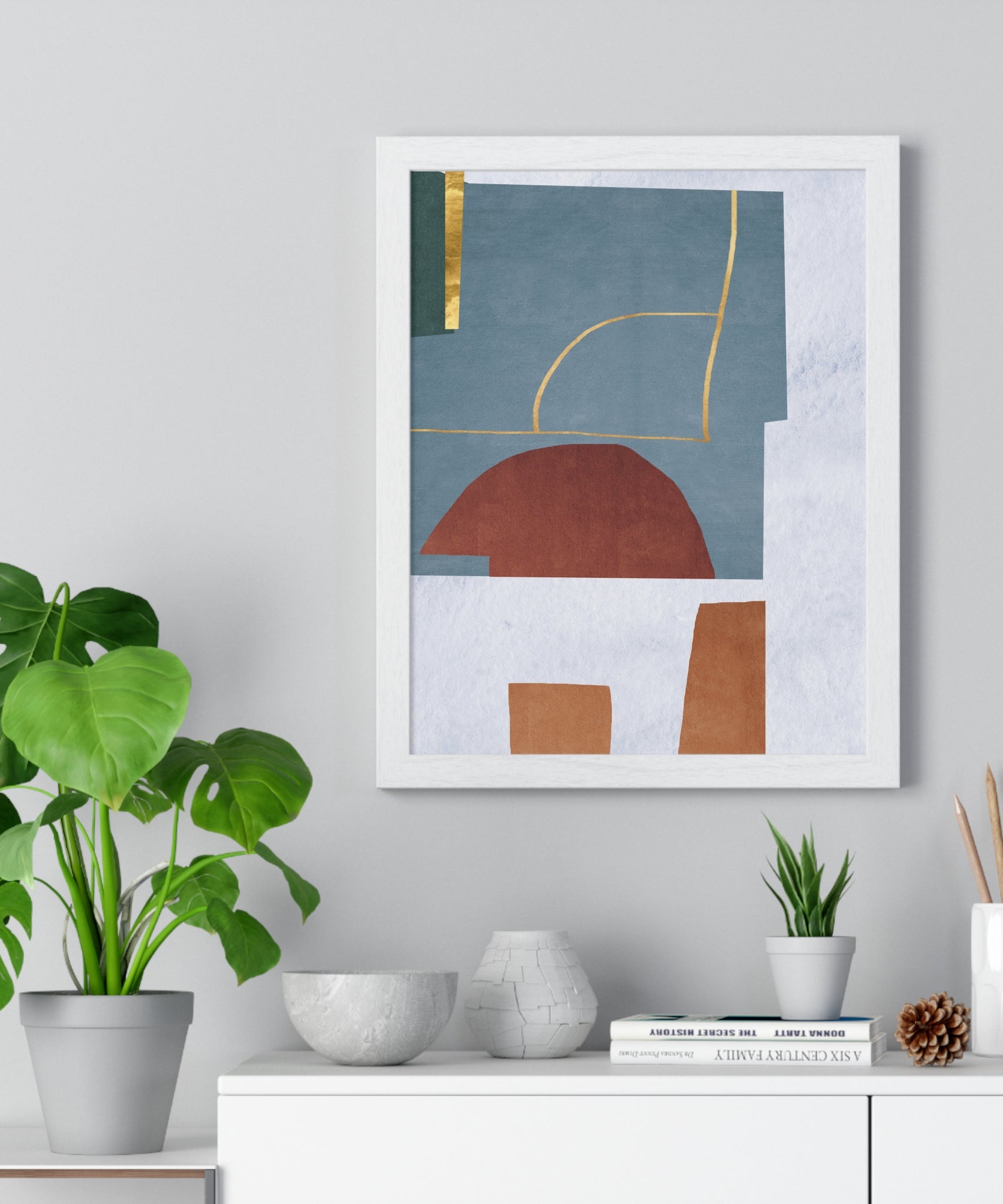 Abstract Carpet Texture Art – Wooden Framed Print | Gallory Hive