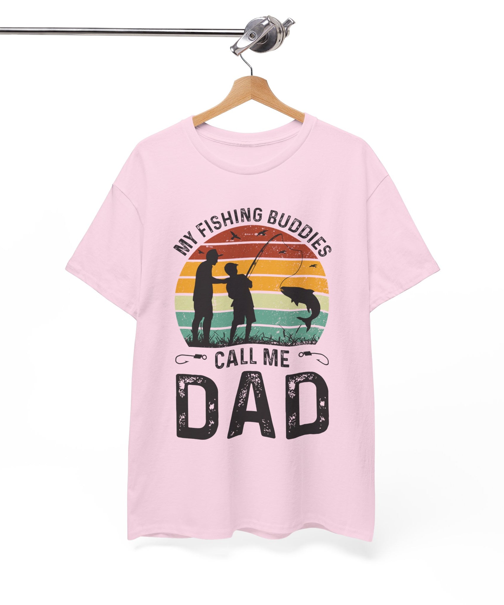 Vintage Dad & Kid Fishing Shirt