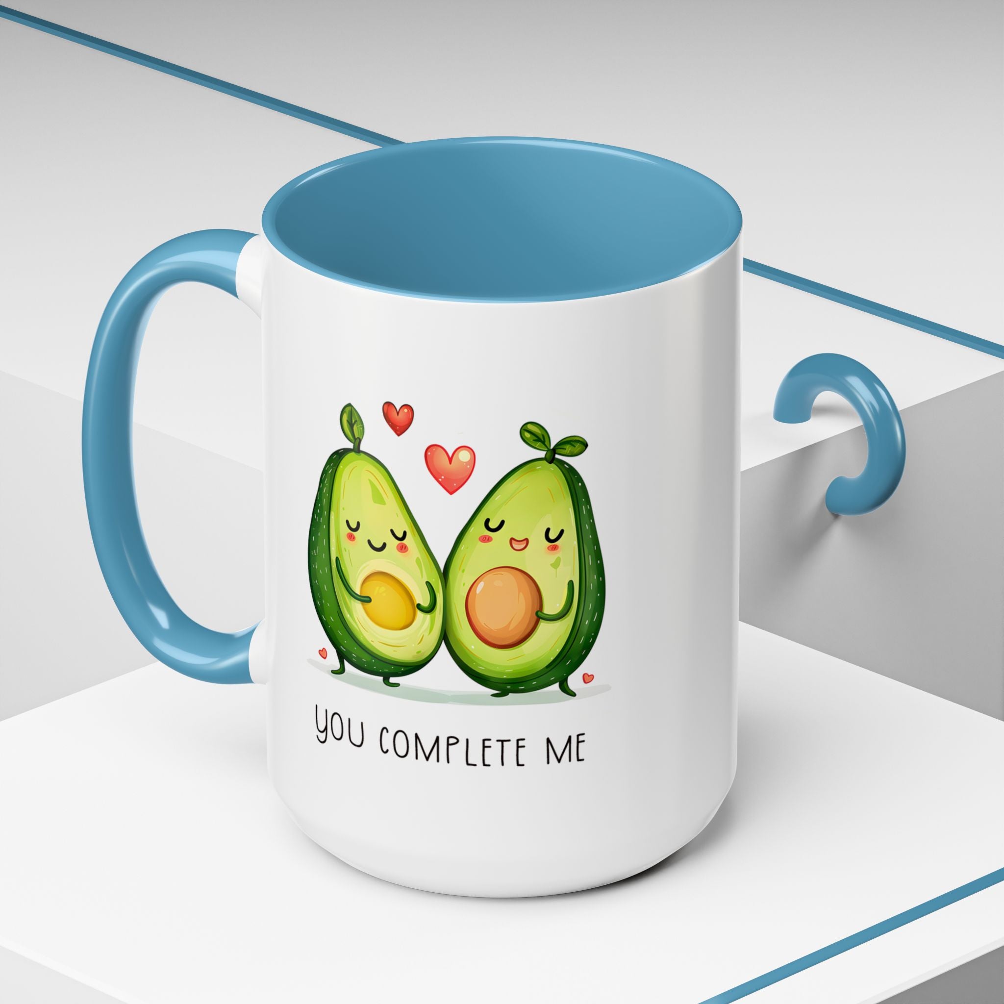 Funny Avocado Couple Ceramic Coffee Mug | Gallory Hive