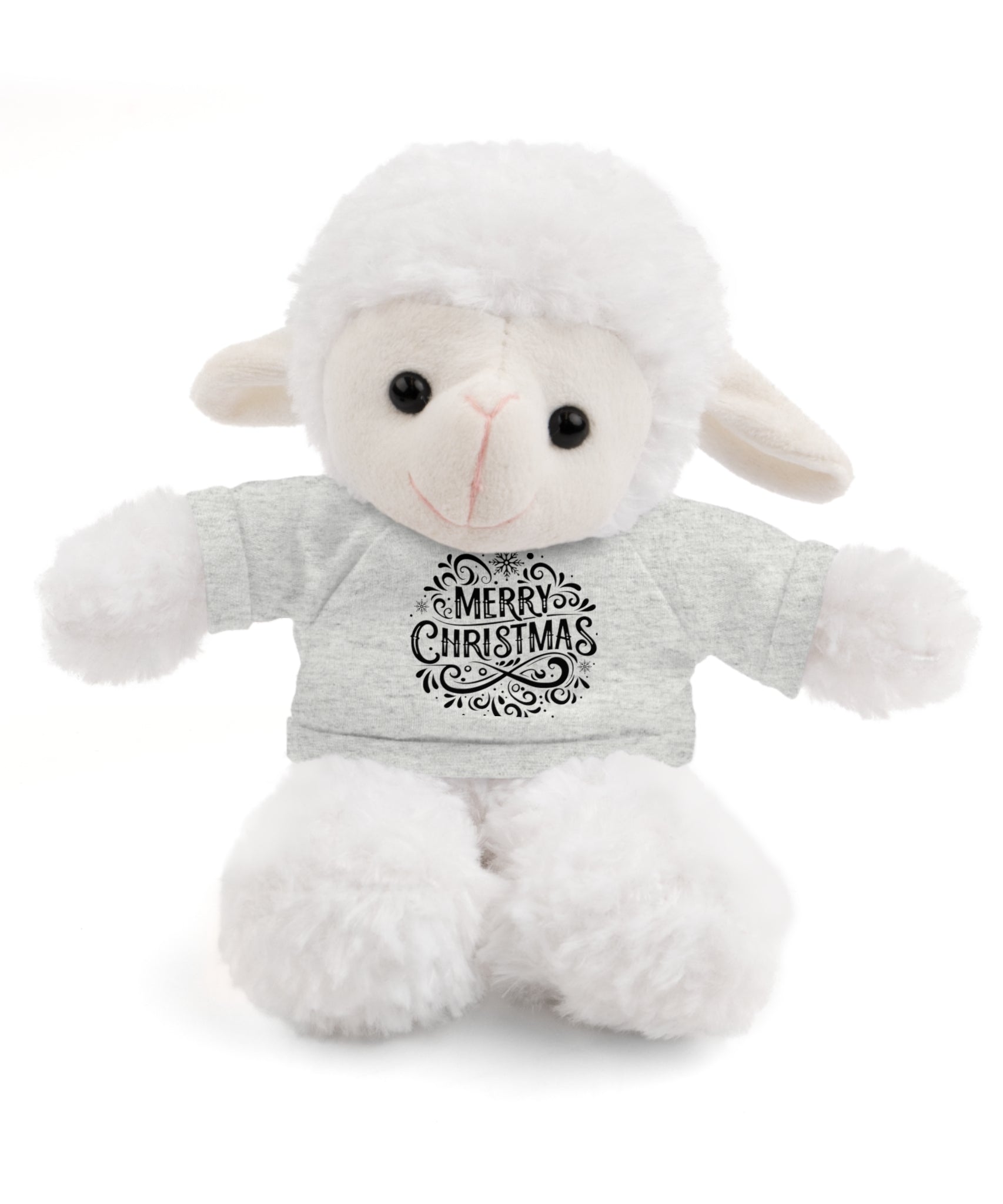 Festive Merry Christmas Stuffed Sheep | Gallory Hive