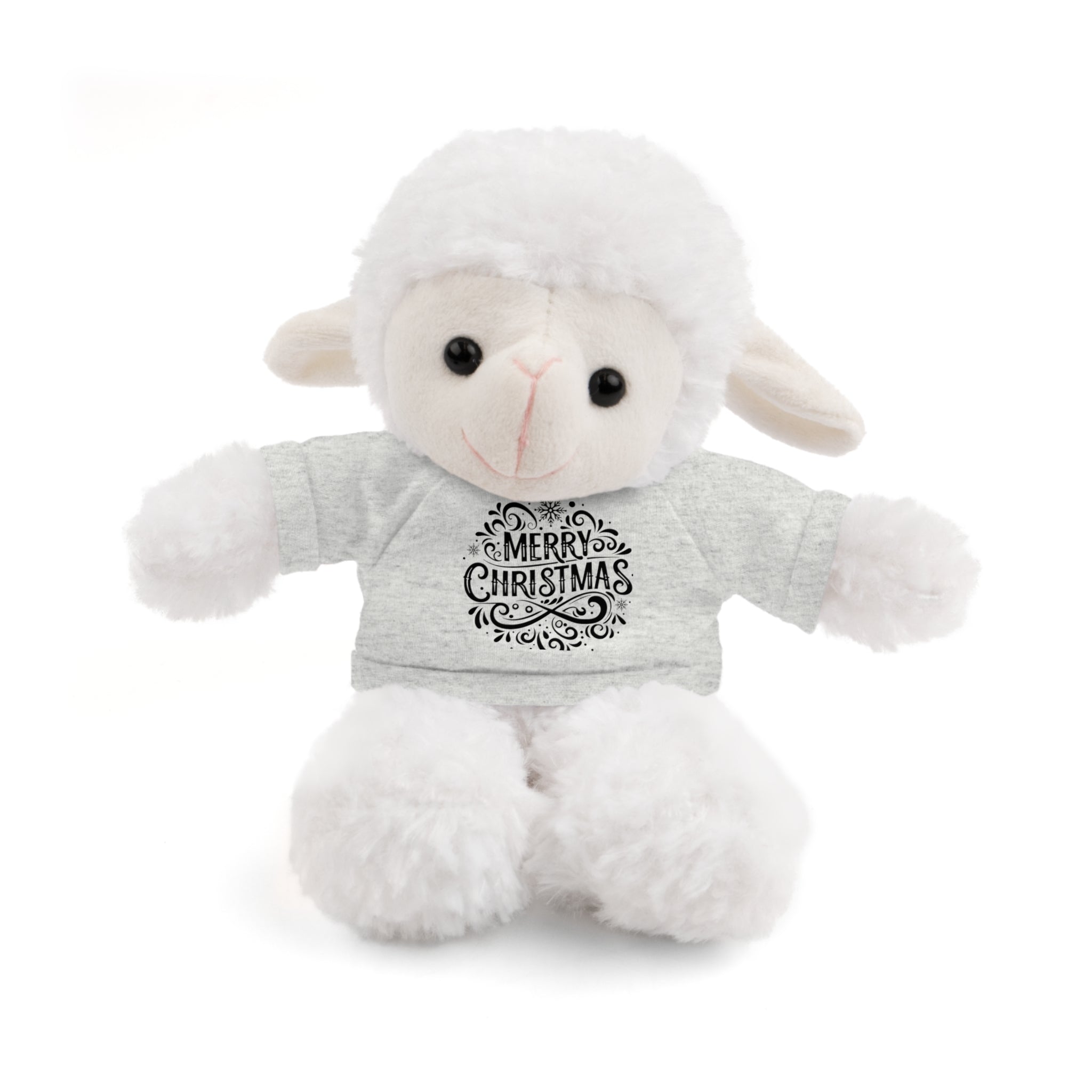 Festive Merry Christmas Stuffed Sheep | Gallory Hive