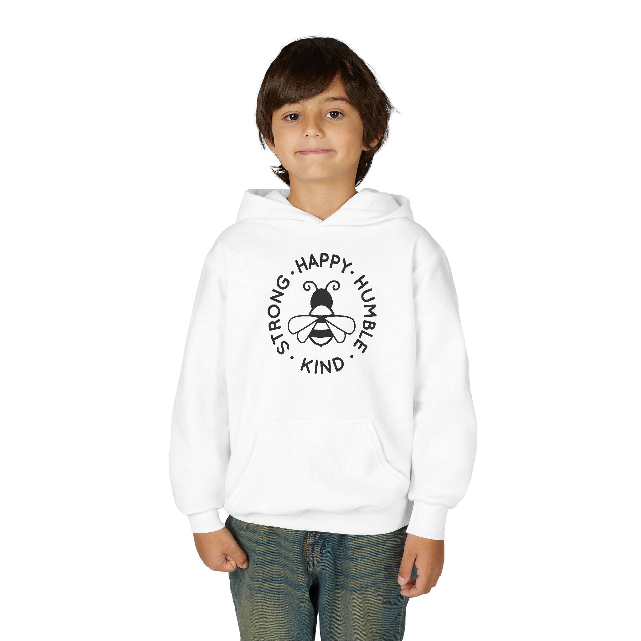 Unisex Kid's "Strong Happy Humble Kind" Hoodie