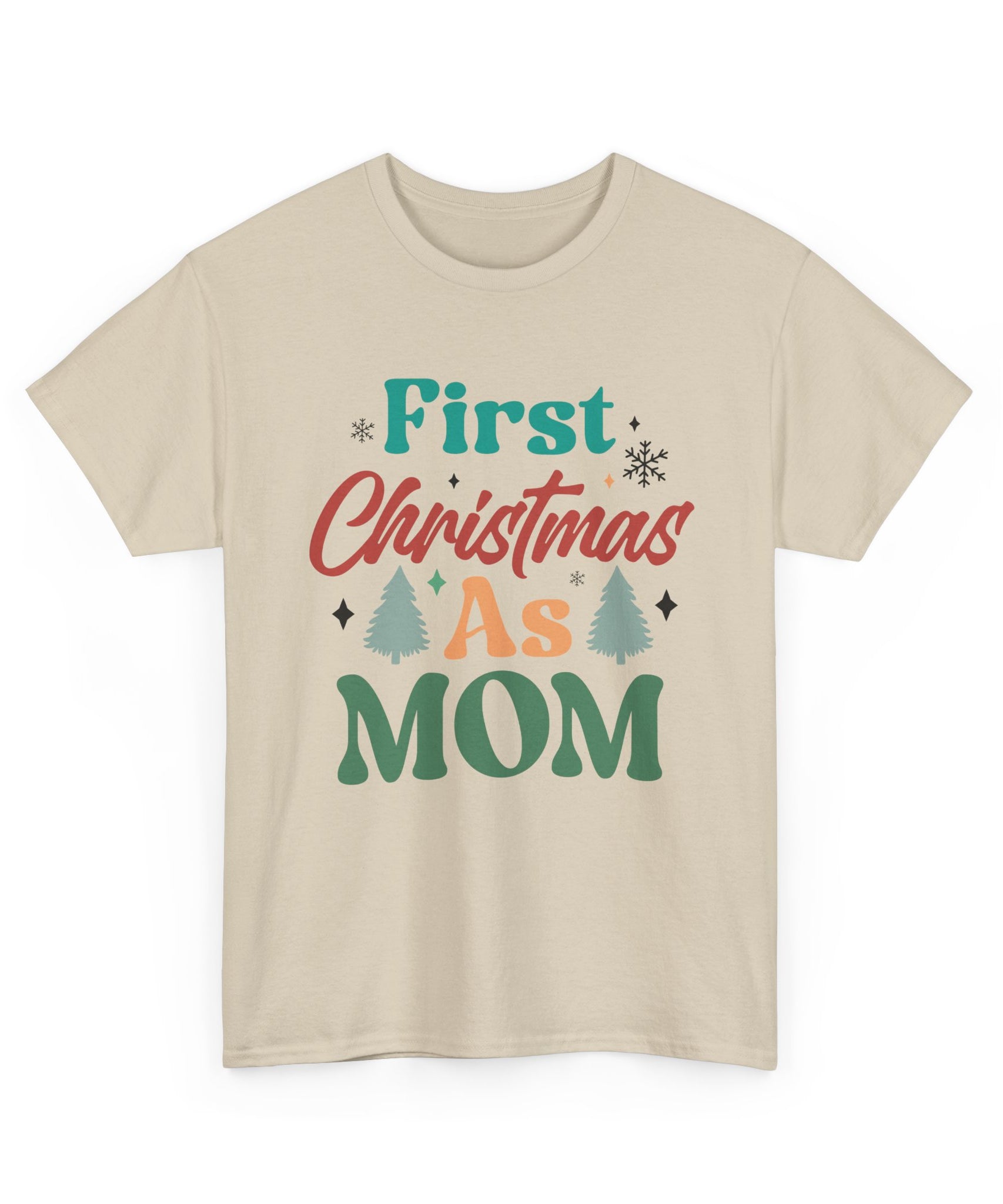 First Christmas as Mom T-Shirt | Gallory Hive