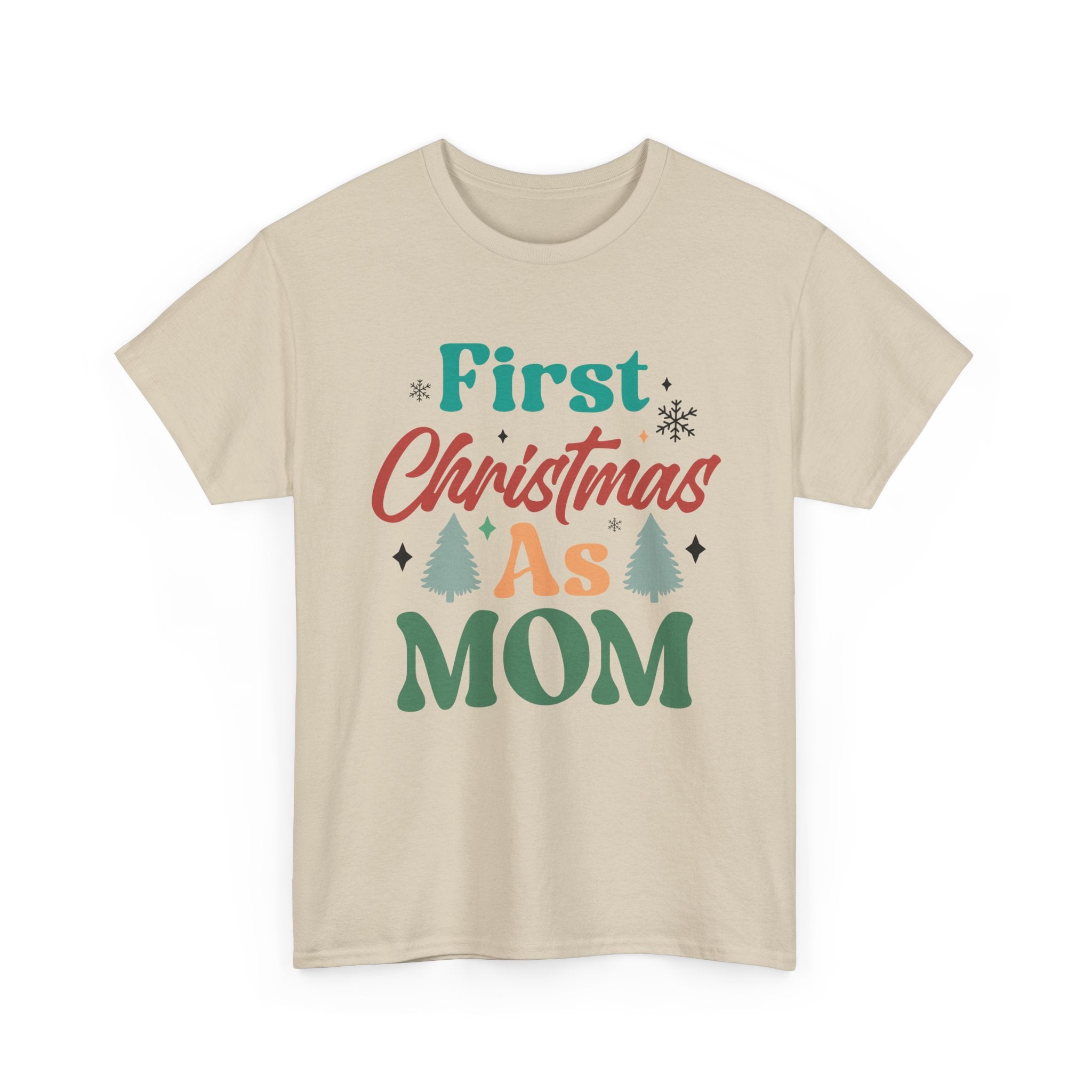 First Christmas as Mom T-Shirt | Gallory Hive