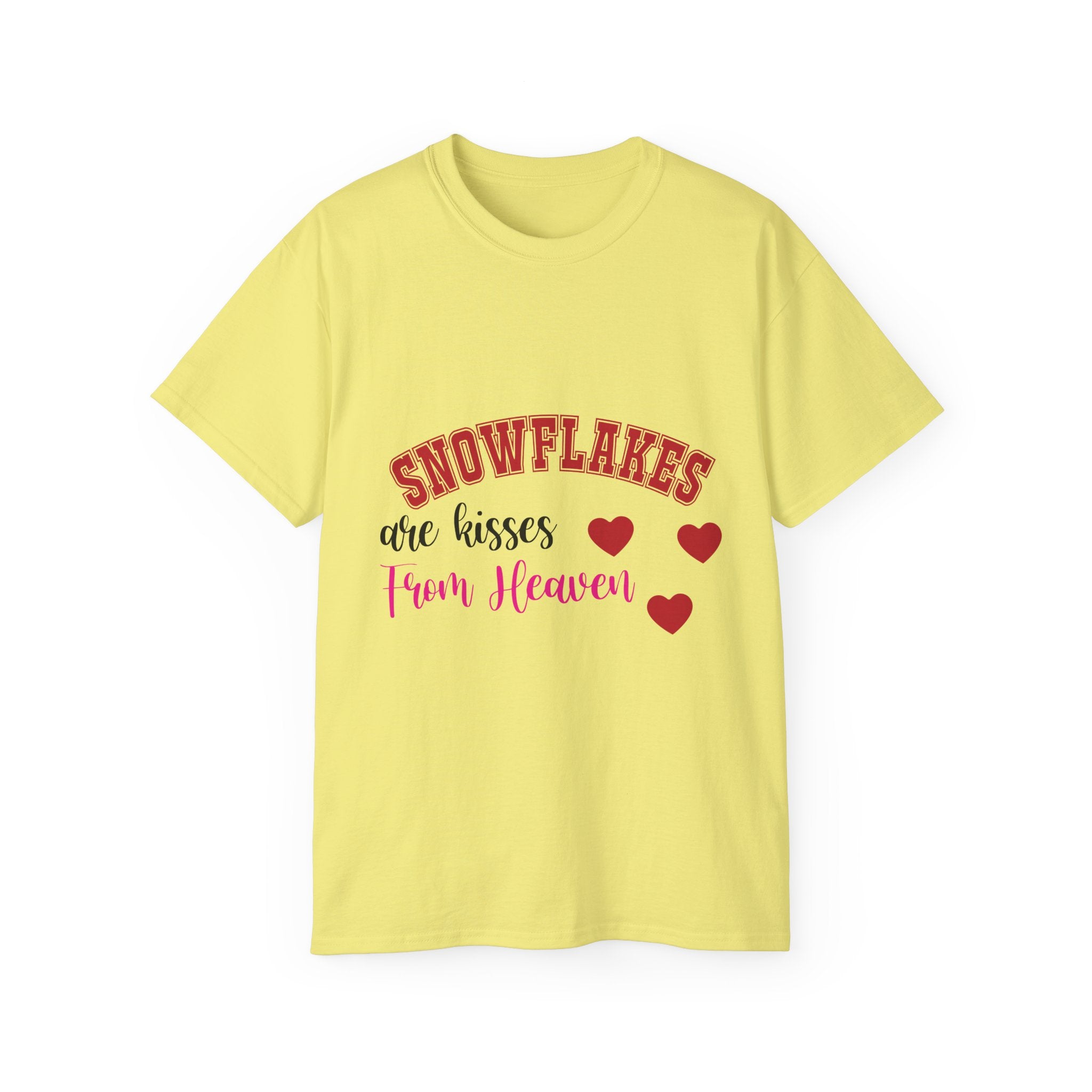 Snowflakes & Hearts Christmas T-Shirt | Gallory Hive