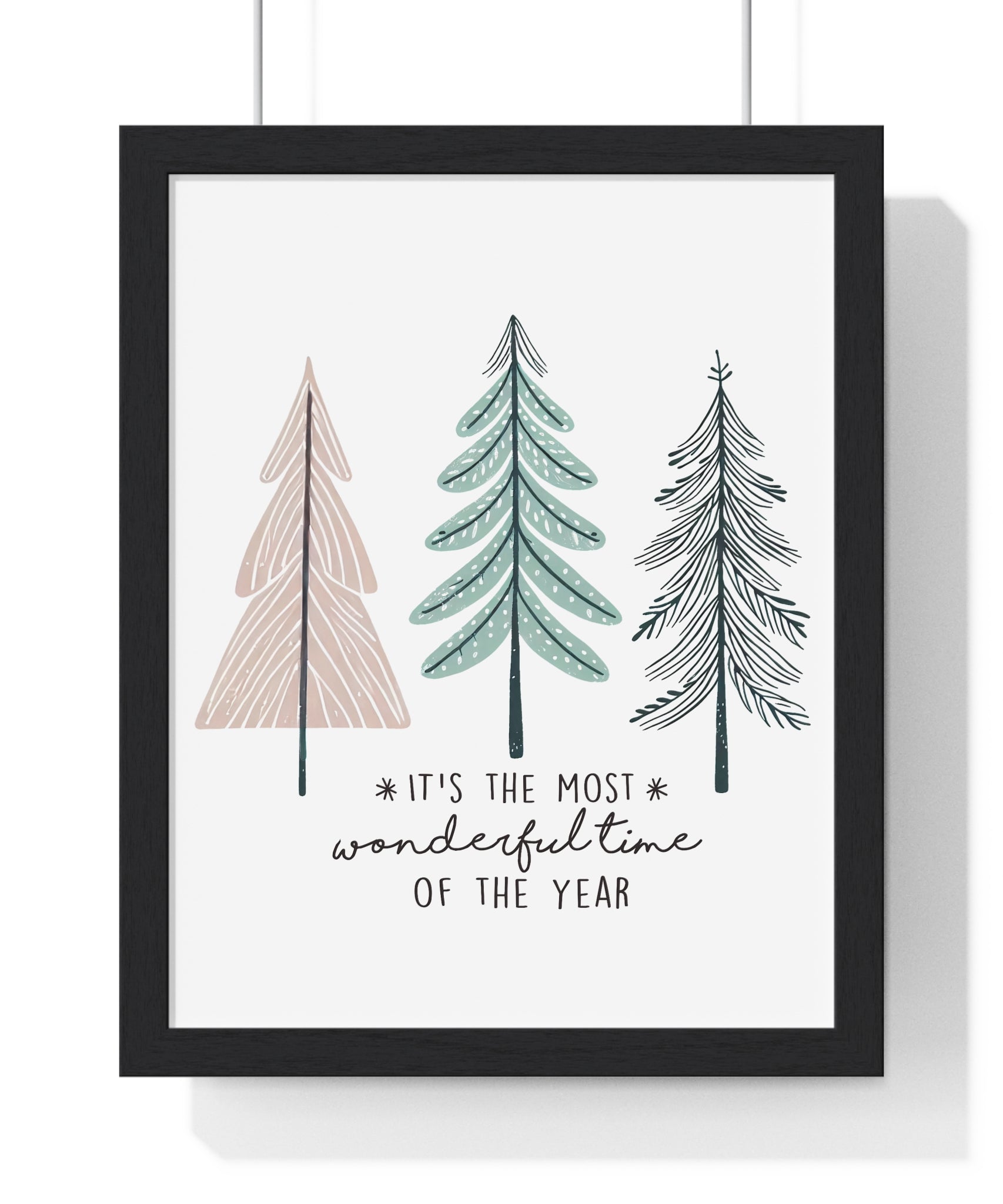 It's the Most Wonderful Time of the Year Framed Wall Decor