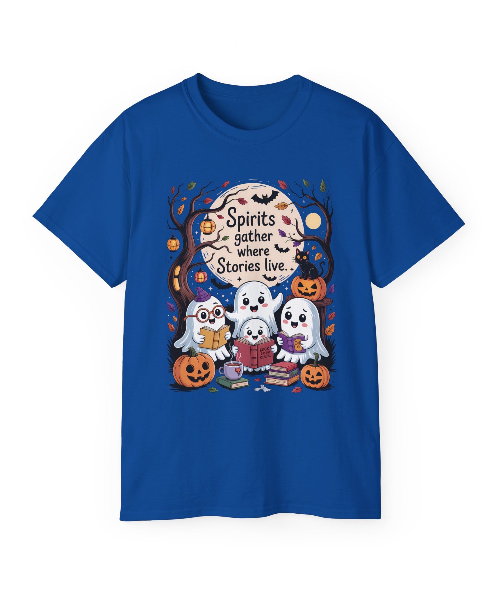 Halloween Ghost Book Club Tee | Gallory Hive
