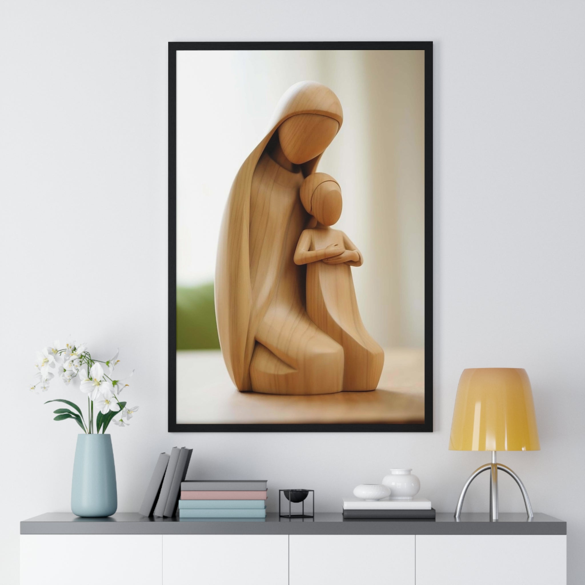 Minimalist Family Bond Sculpture Frame | Gallory Hive