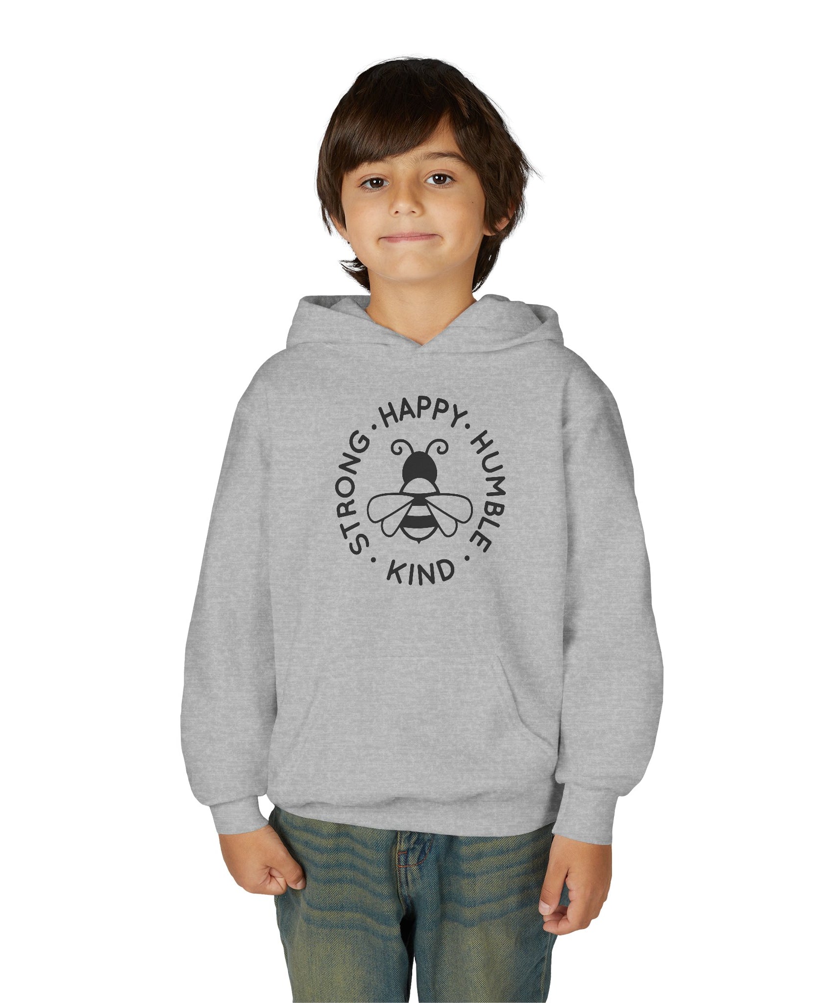 Unisex Kid's "Strong Happy Humble Kind" Hoodie